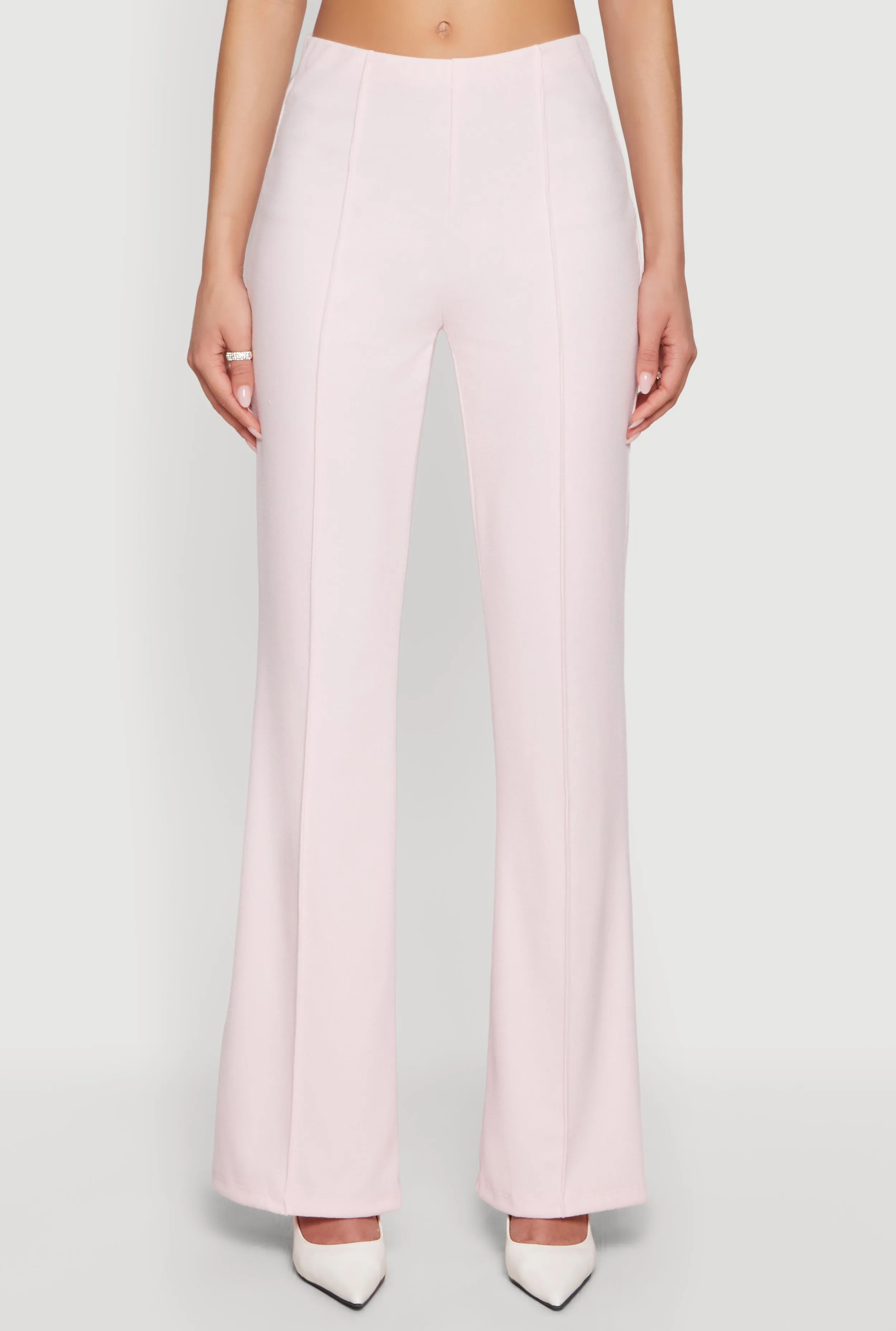 Pintuck Detail Brushed Knit Pants sold by Rainbow product image thumbnail 3