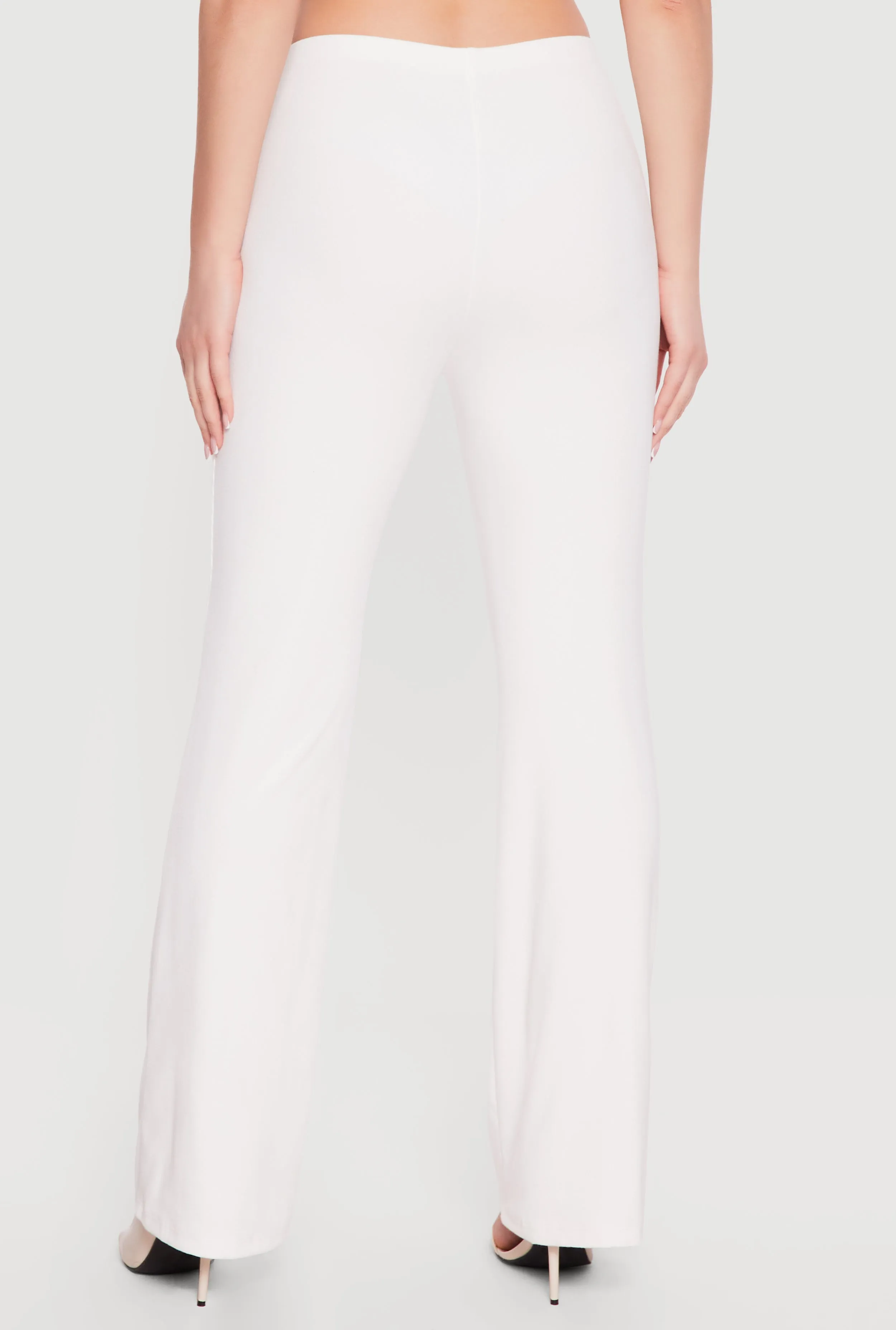 Pintuck Detail Brushed Knit Pants sold by Rainbow product image thumbnail 5