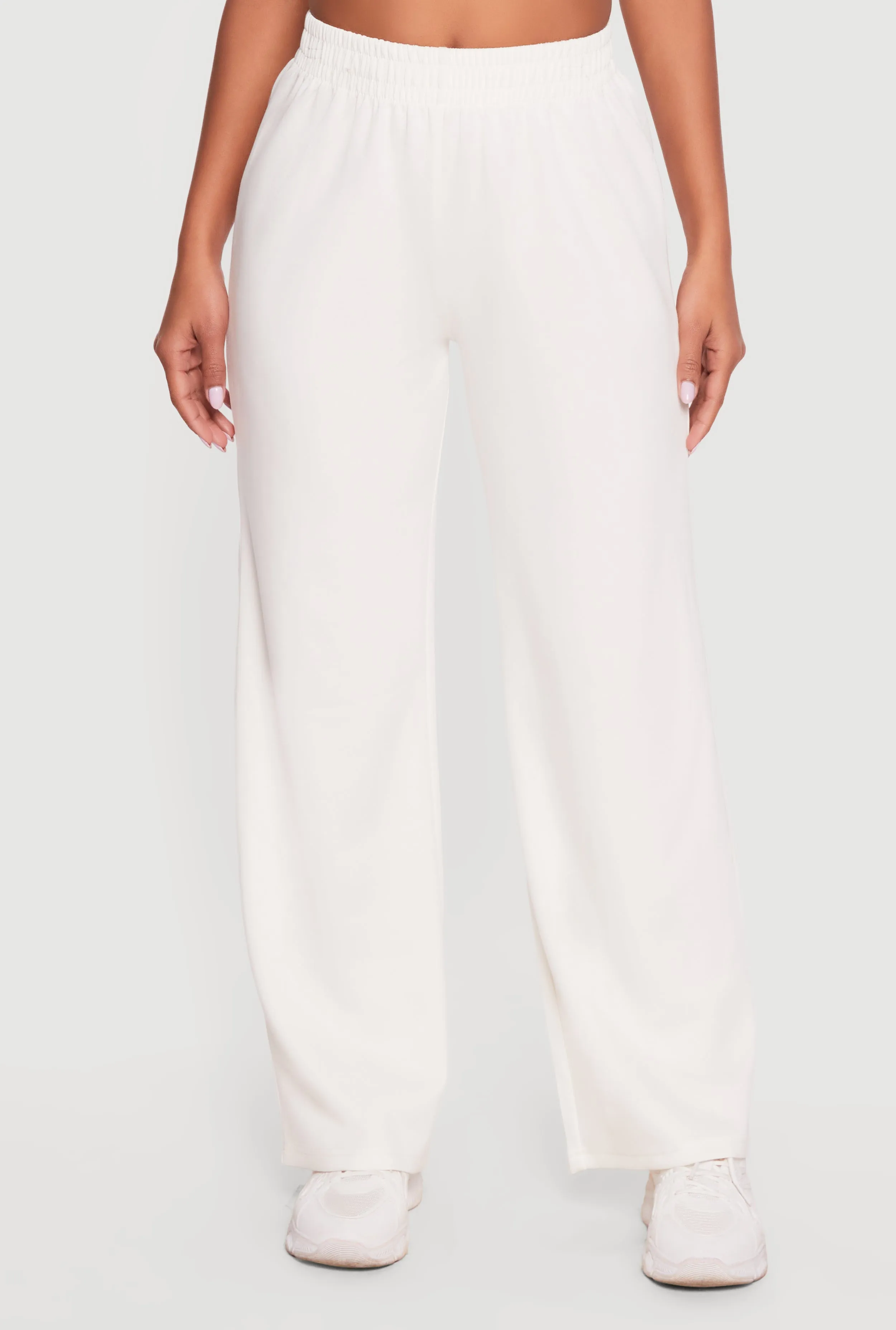 Solid Elastic Waist Pull On Sweatpants sold by Rainbow product image thumbnail 3