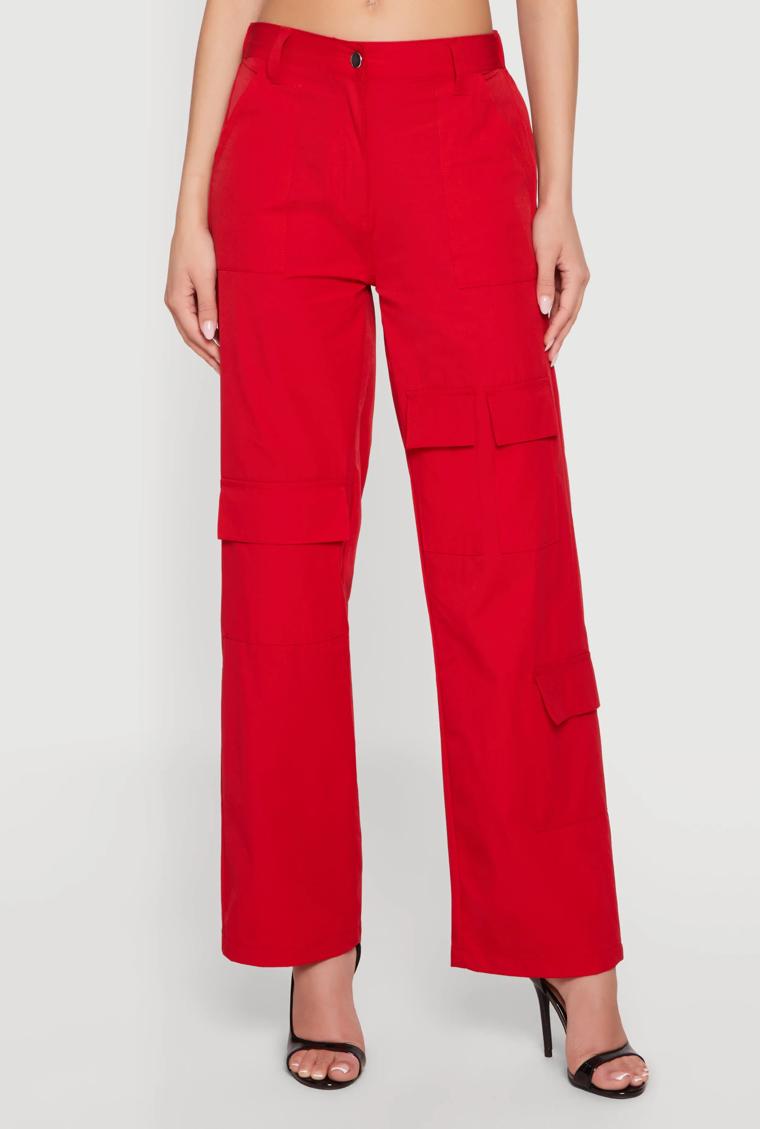 Wide Leg Cargo Pocket Pants sold by Rainbow product image thumbnail 3