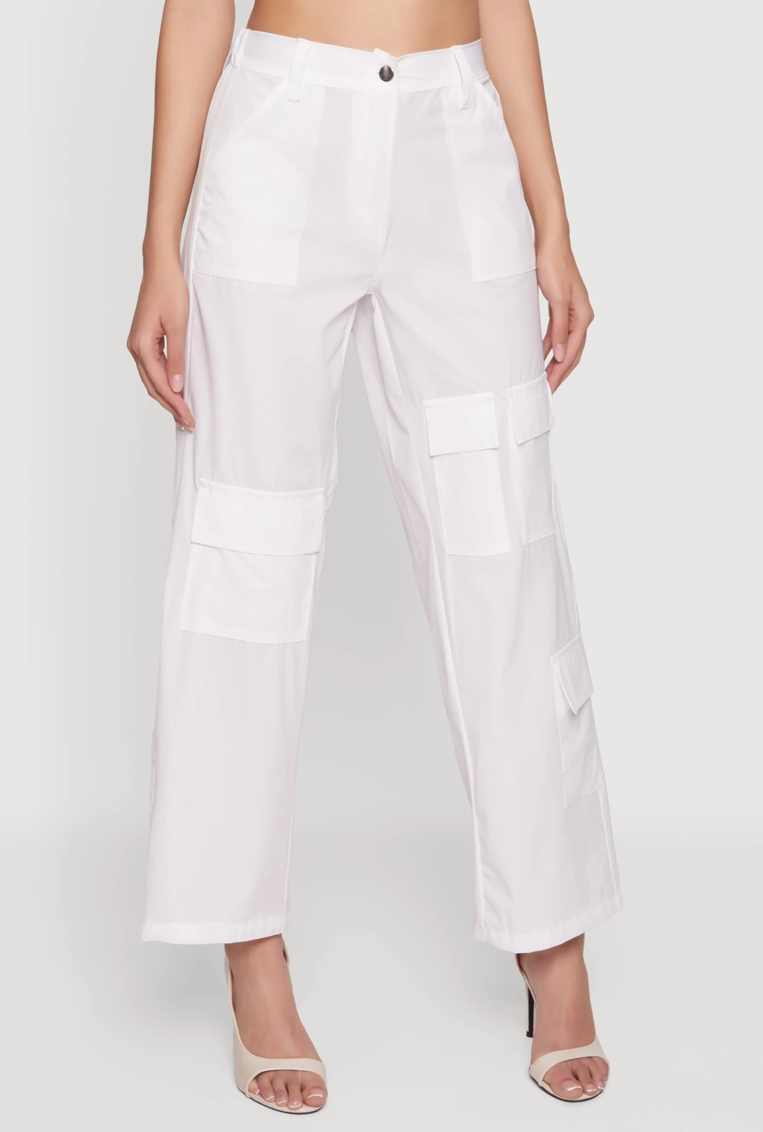 Wide Leg Cargo Pocket Pants sold by Rainbow product image thumbnail 3