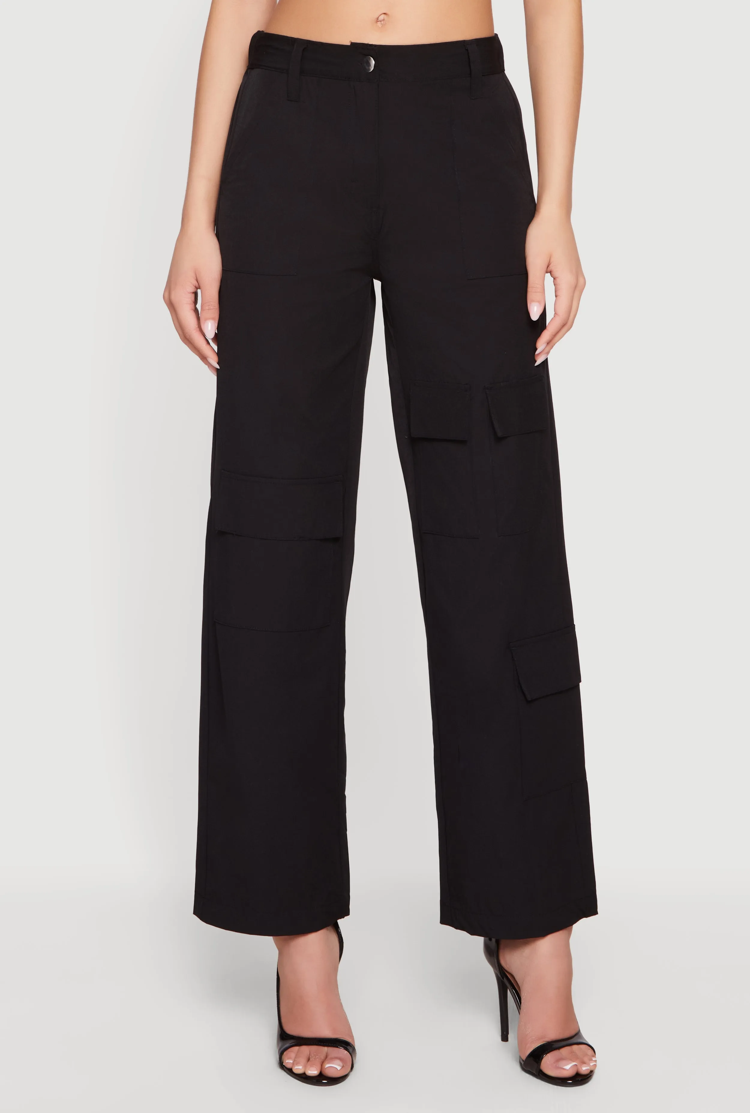 Wide Leg Cargo Pocket Pants sold by Rainbow product image thumbnail 3