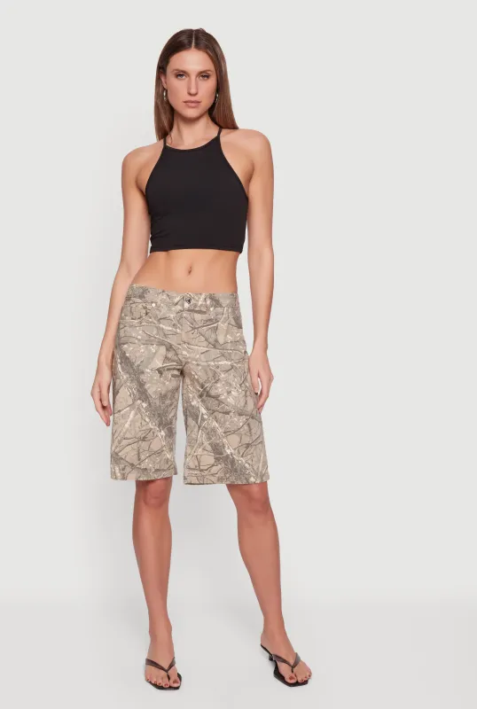 Almost Famous Denim Bermuda Shorts made by Almost Famous