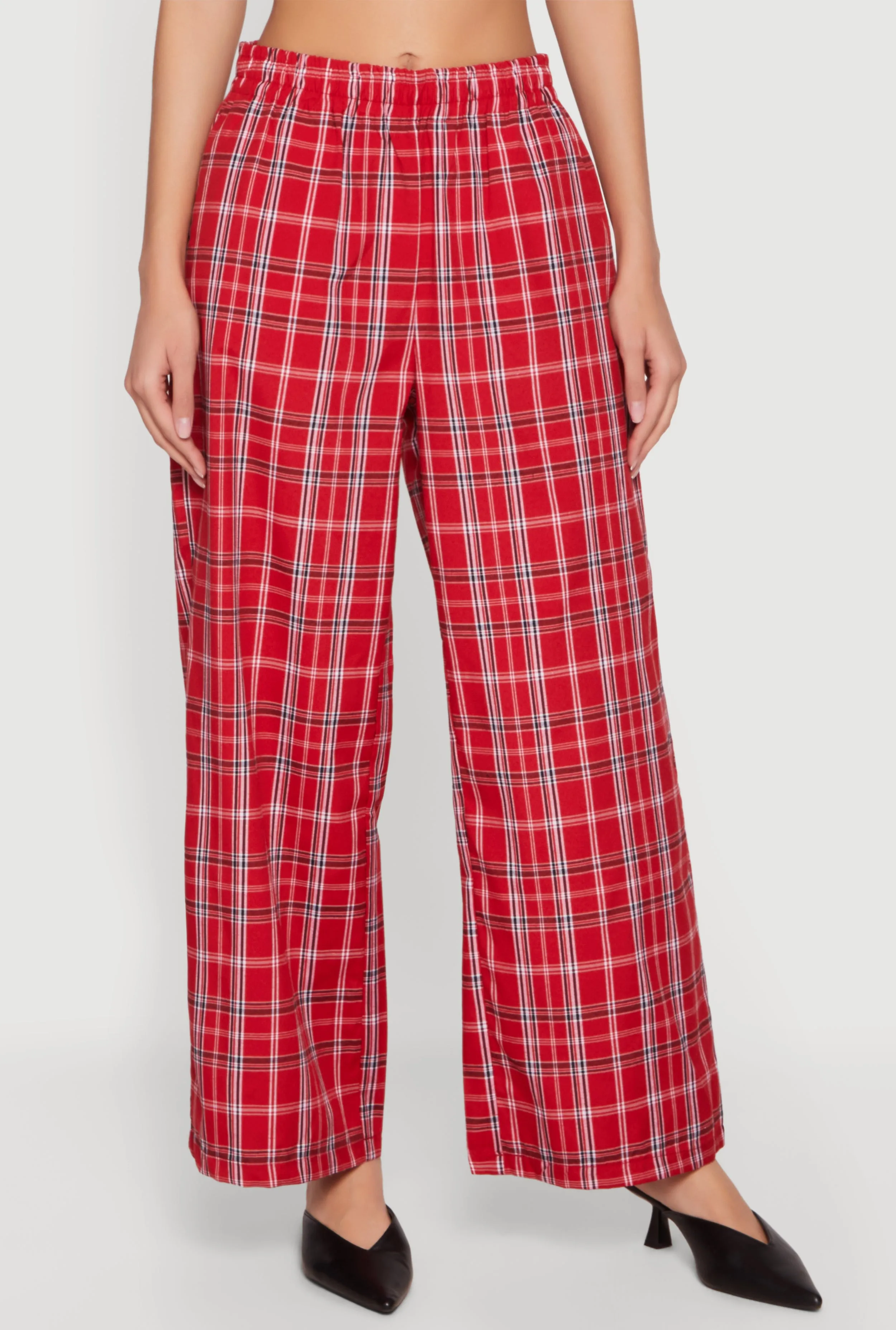 Plaid Wide Leg Pants sold by Rainbow product image thumbnail 3