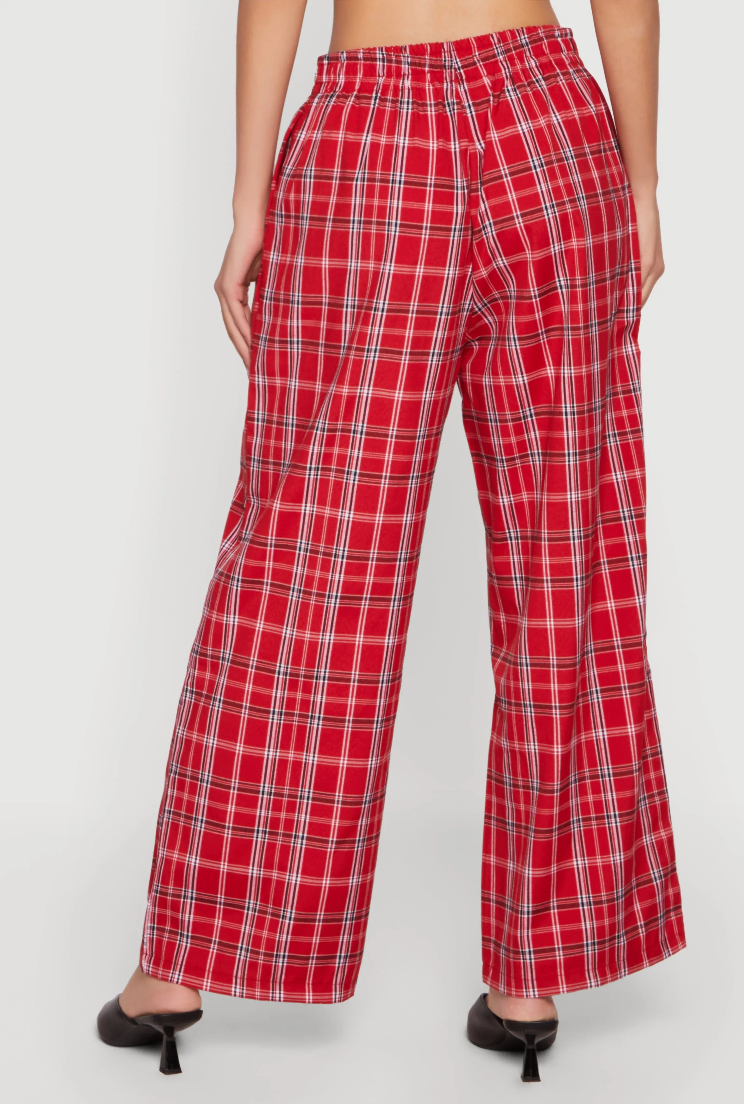 Plaid Wide Leg Pants sold by Rainbow product image thumbnail 5