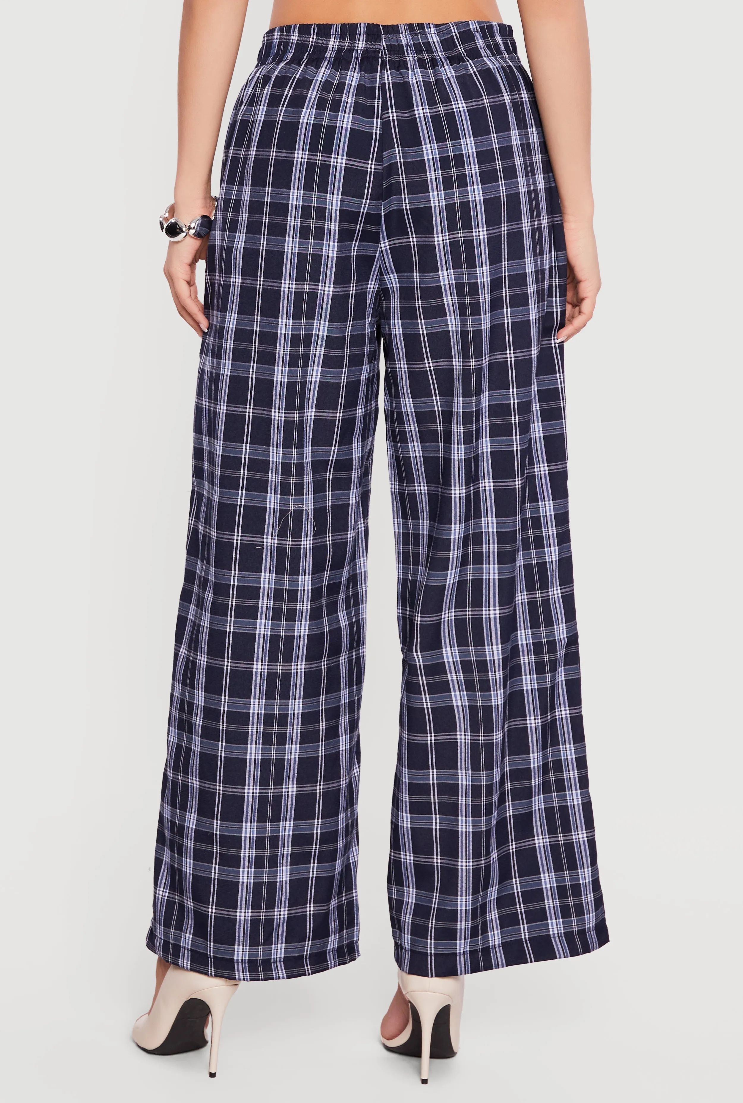 Plaid Wide Leg Pants sold by Rainbow product image thumbnail 5
