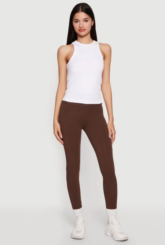 High Waisted Cell Phone Pocket Leggings made by Ambiance