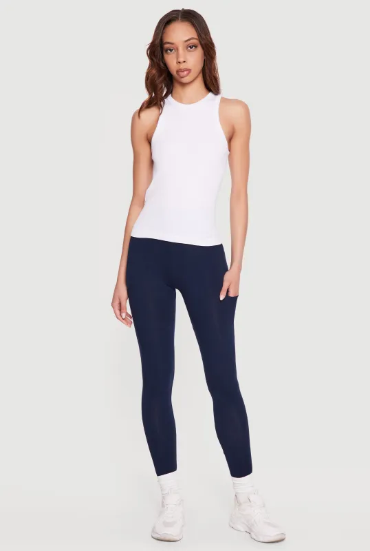 High Waisted Cell Phone Pocket Leggings made by Ambiance