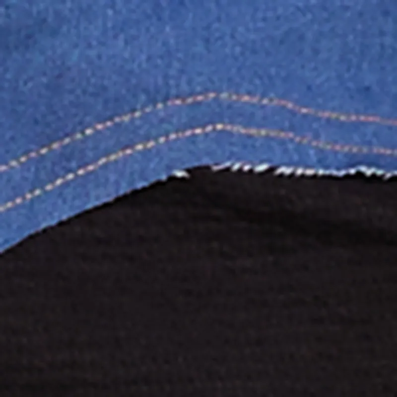 Chambray Detail Textured Knit Shorts sold by Rainbow product image thumbnail 4