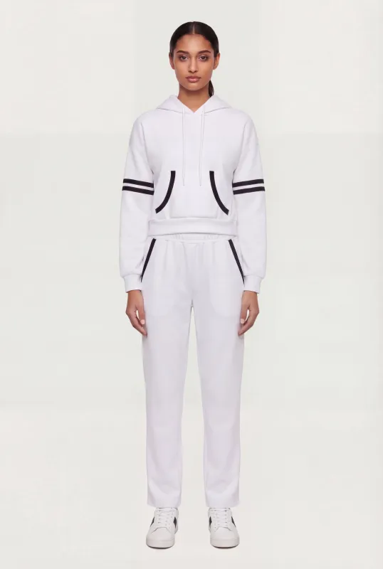 Contrast Trim Pull On Sweatpants made by Rainbow