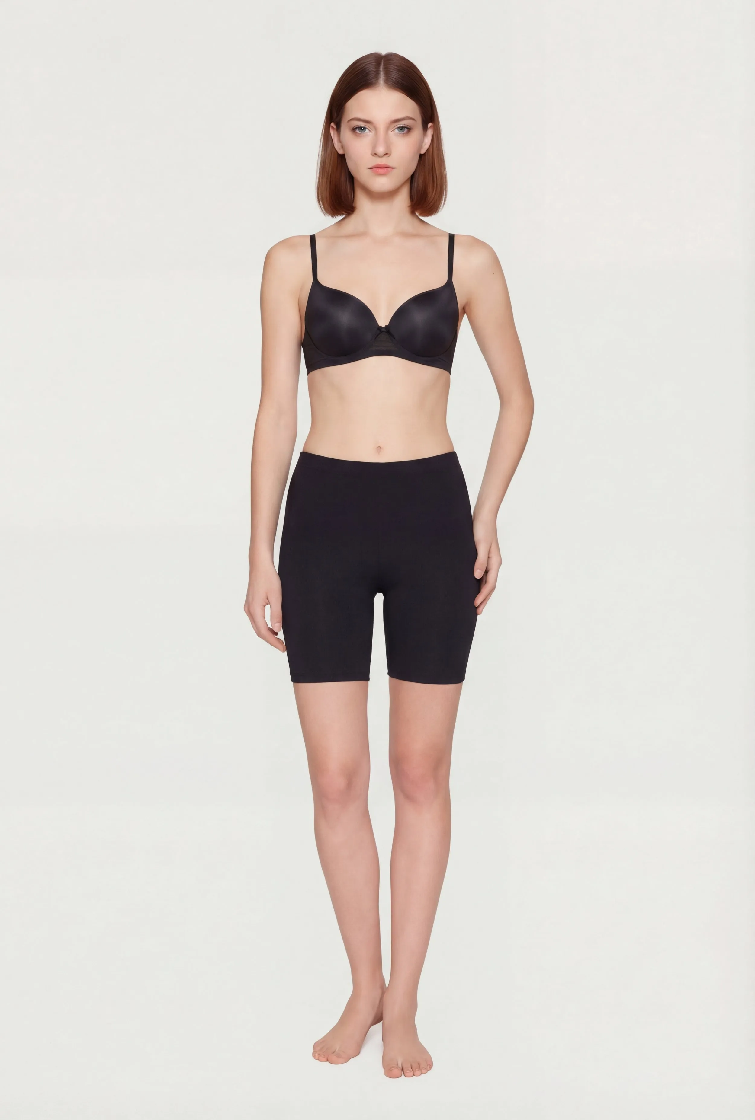 Bow Detail Padded Mesh Plunge Bra sold by Rainbow product image thumbnail 2