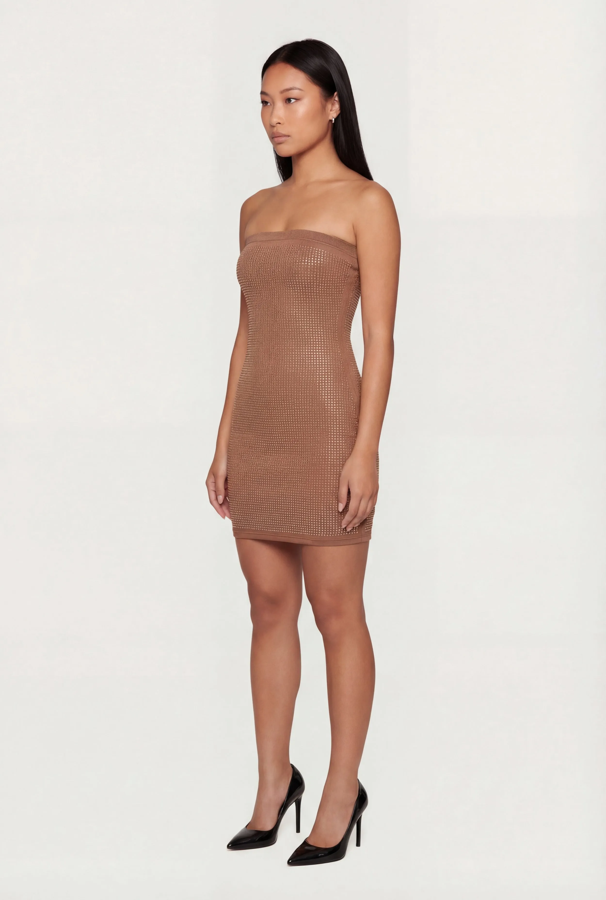 Rhinestone Mini Tube Dress sold by Rainbow product image thumbnail 2