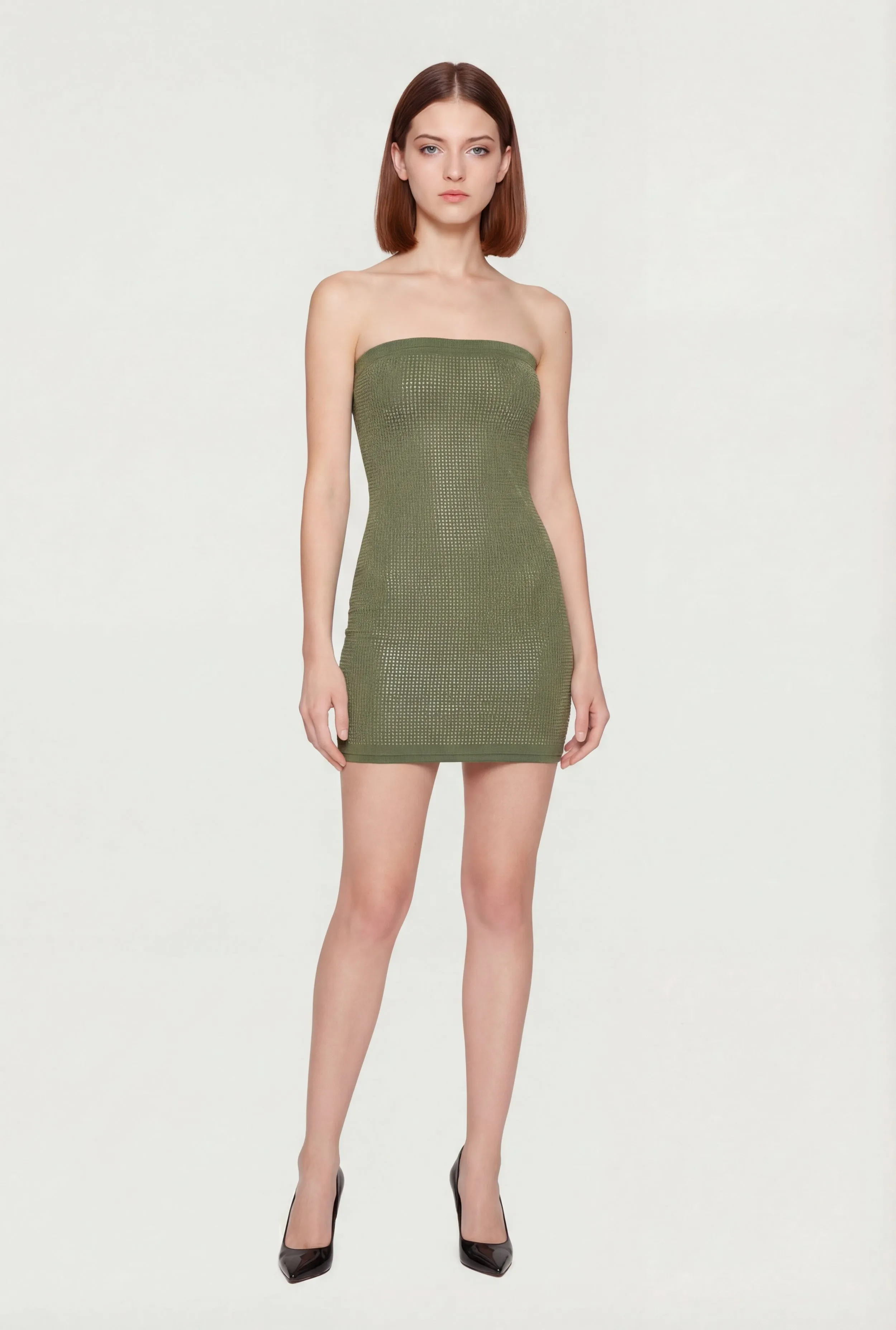 Rhinestone Mini Tube Dress sold by Rainbow