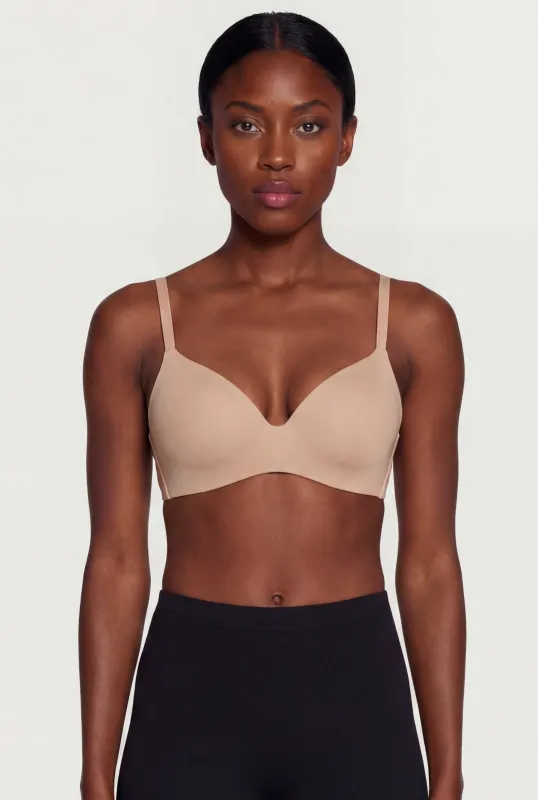 Laser Cut Molded Cup Plunge Bra sold by Rainbow