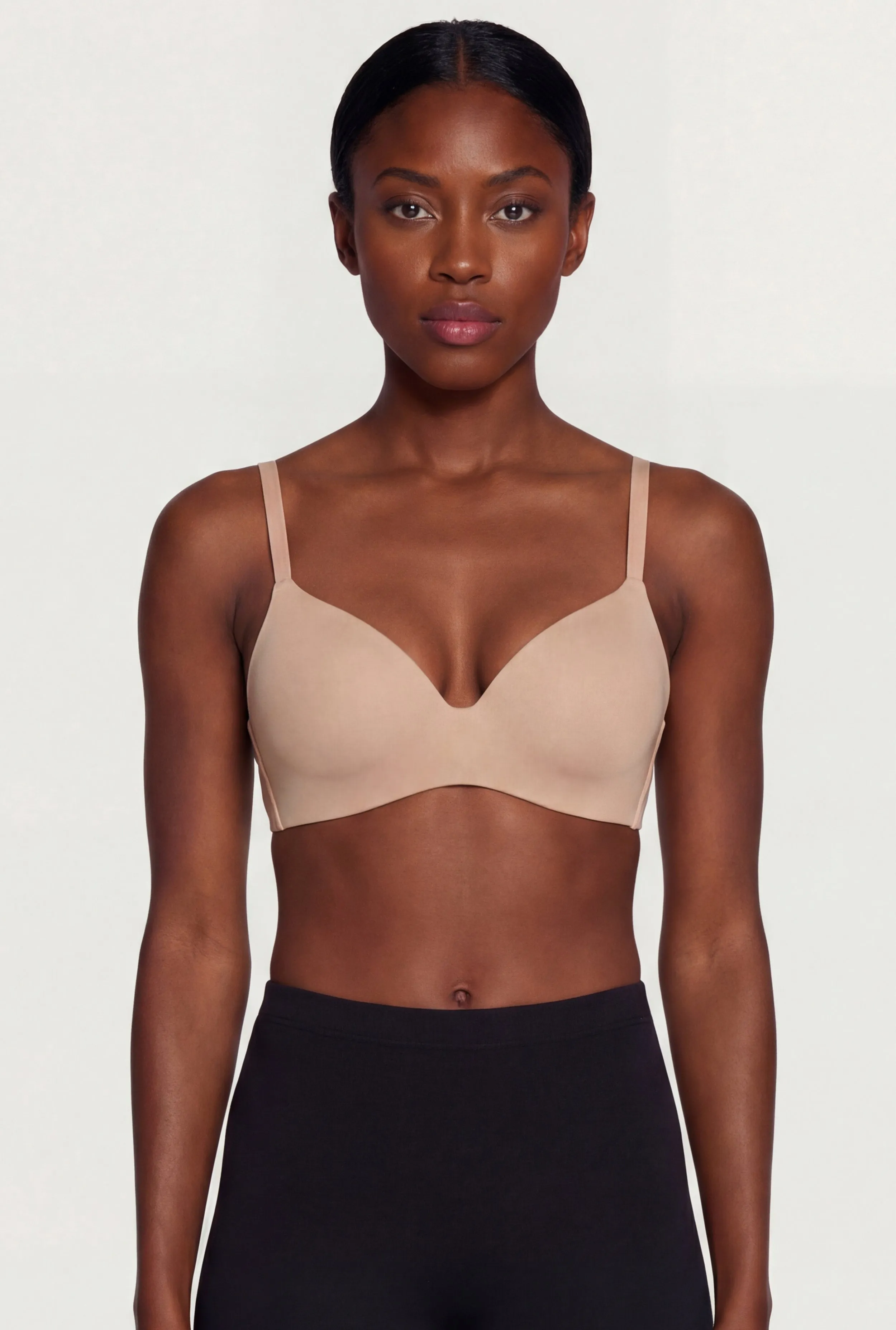 Laser Cut Molded Cup Plunge Bra sold by Rainbow