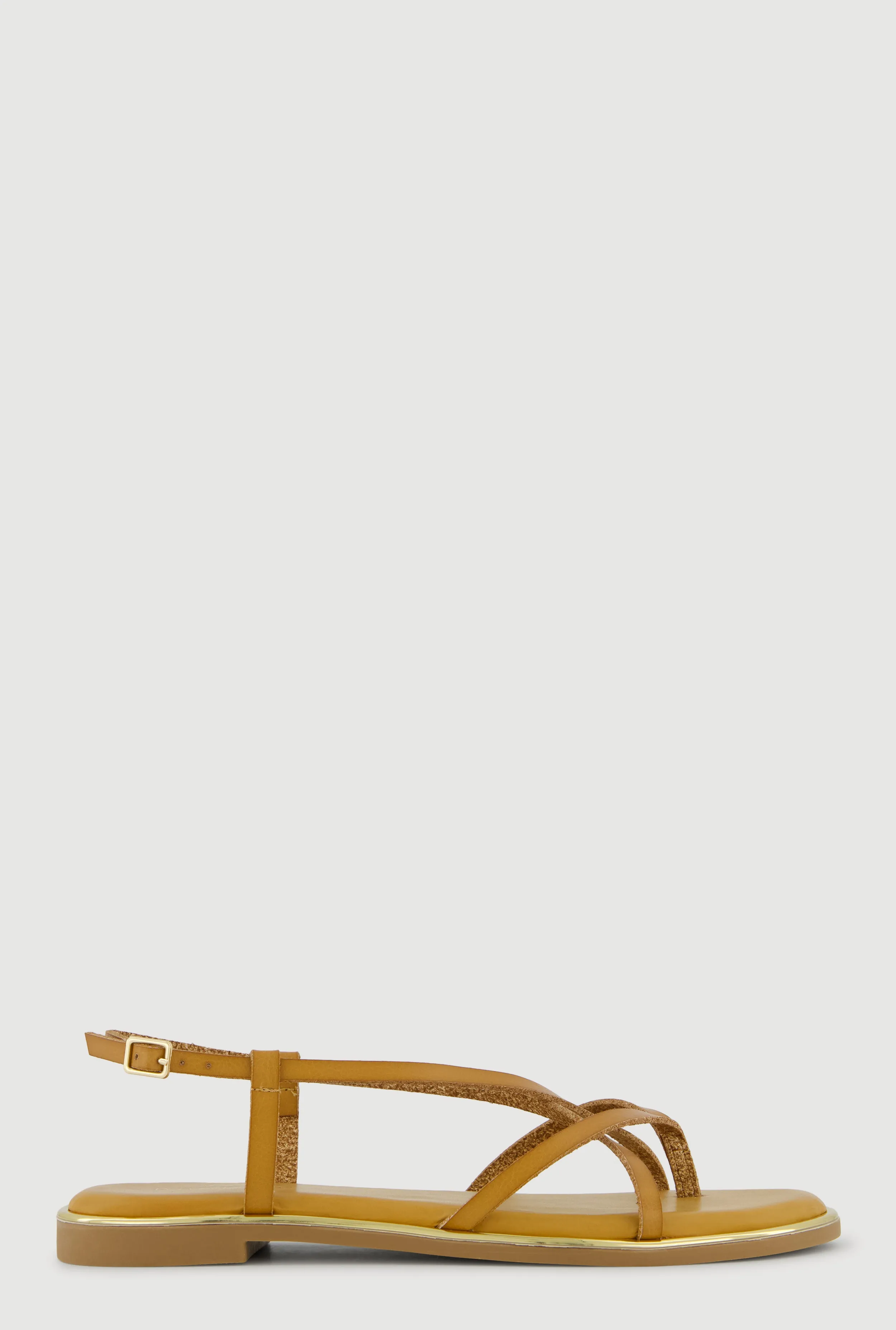 Faux Leather Strappy Toe Loop Sandals sold by Rainbow product image thumbnail 2