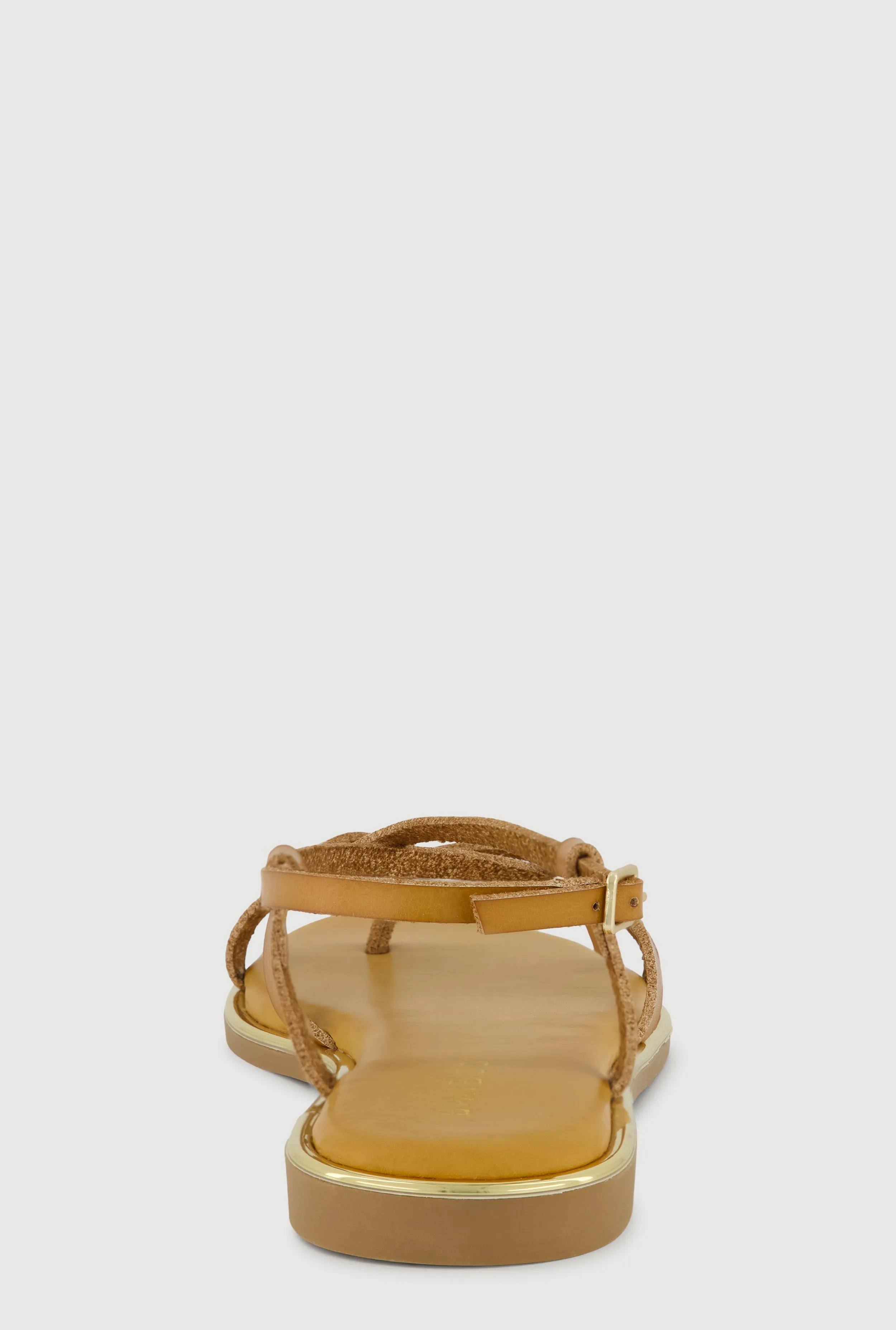 Faux Leather Strappy Toe Loop Sandals sold by Rainbow product image thumbnail 3