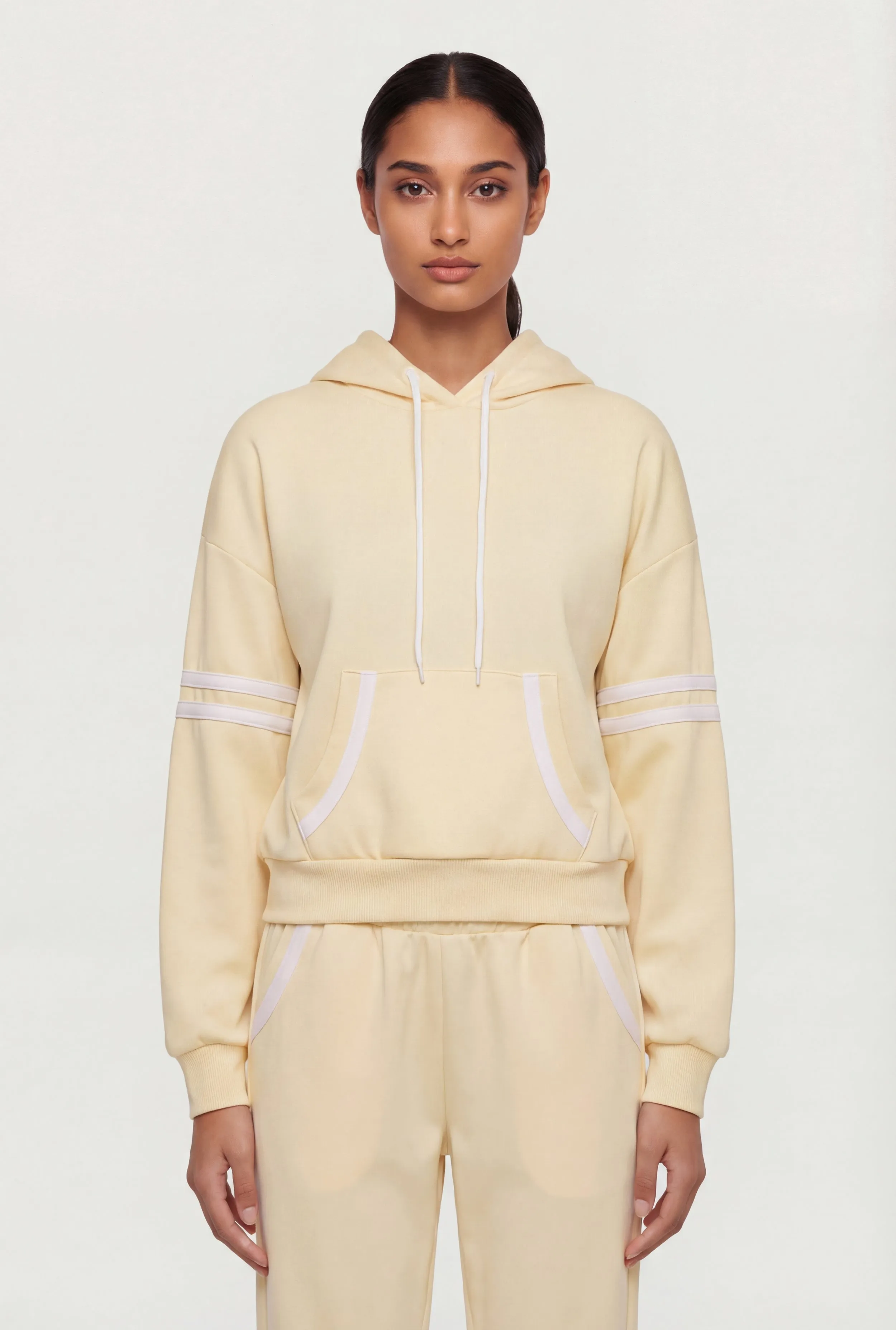 Varsity Stripe Detail Pullover Hoodie sold by Rainbow product image thumbnail 4