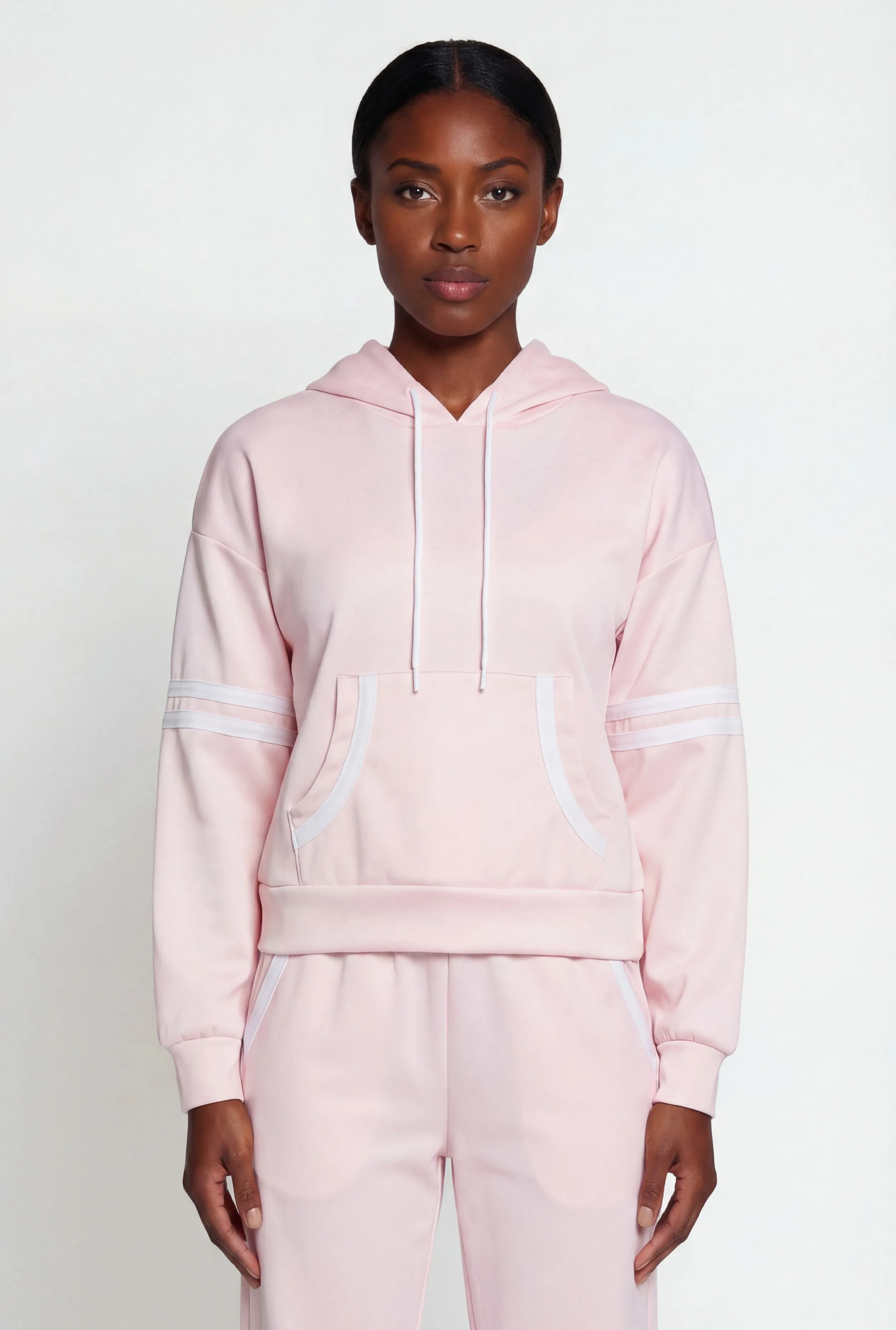 Varsity Stripe Detail Pullover Hoodie sold by Rainbow product image thumbnail 3