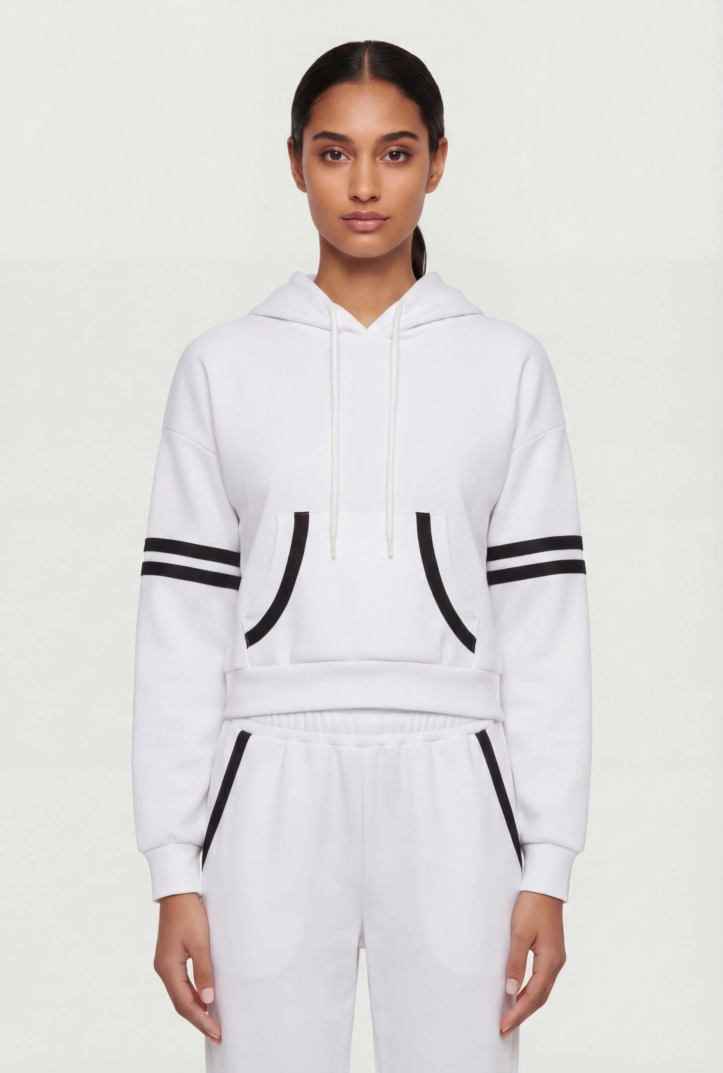 Varsity Stripe Detail Pullover Hoodie sold by Rainbow product image thumbnail 2