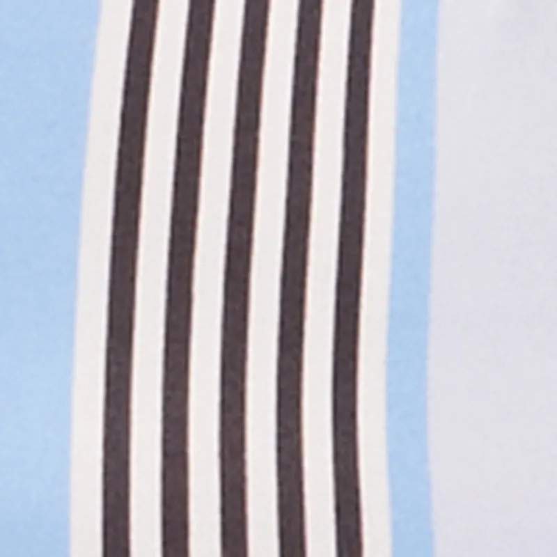 Plus Size Striped Side Slit Midi Polo Dress sold by Rainbow product image thumbnail 4