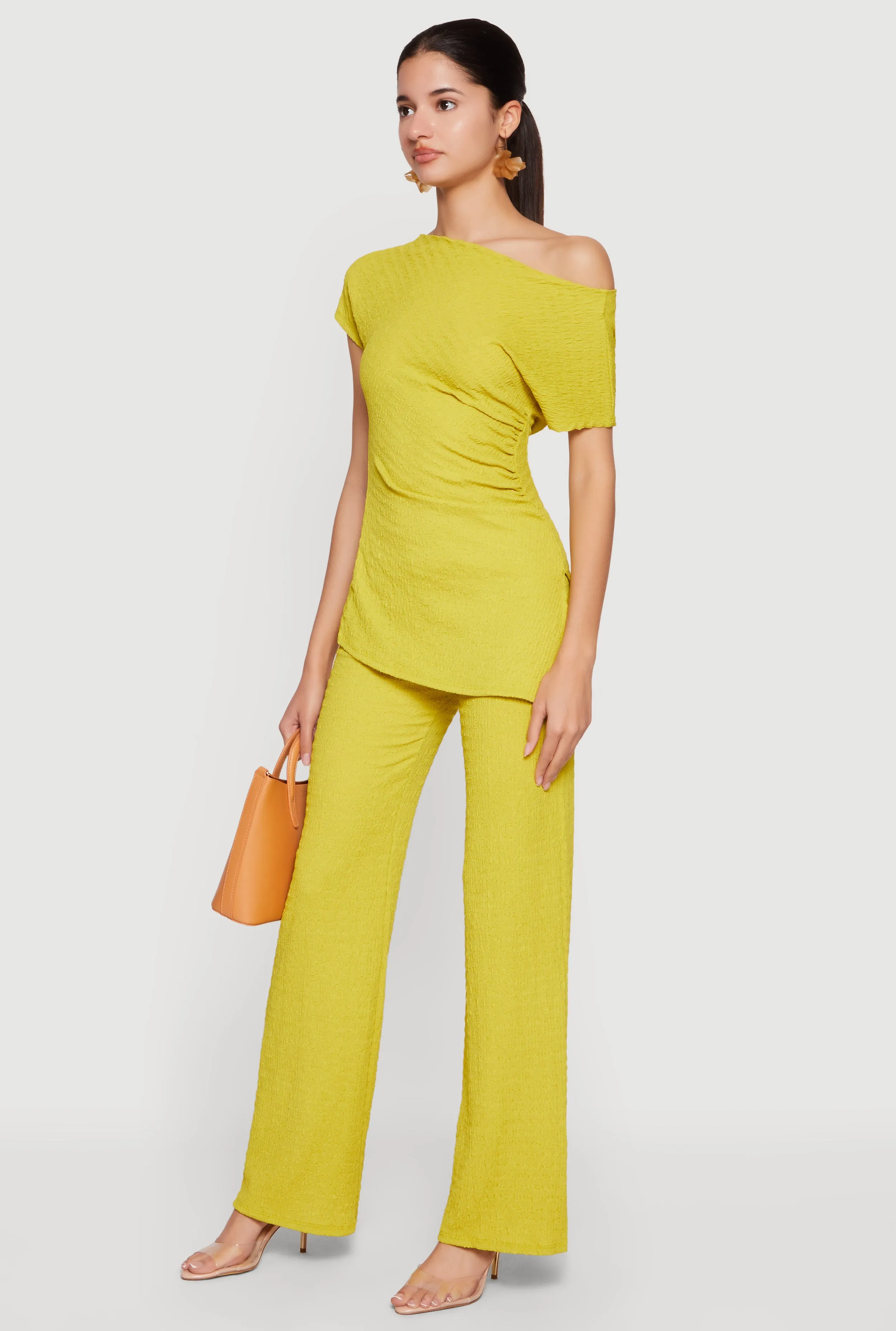 Textured Knit Pull On Pants sold by Rainbow product image thumbnail 2