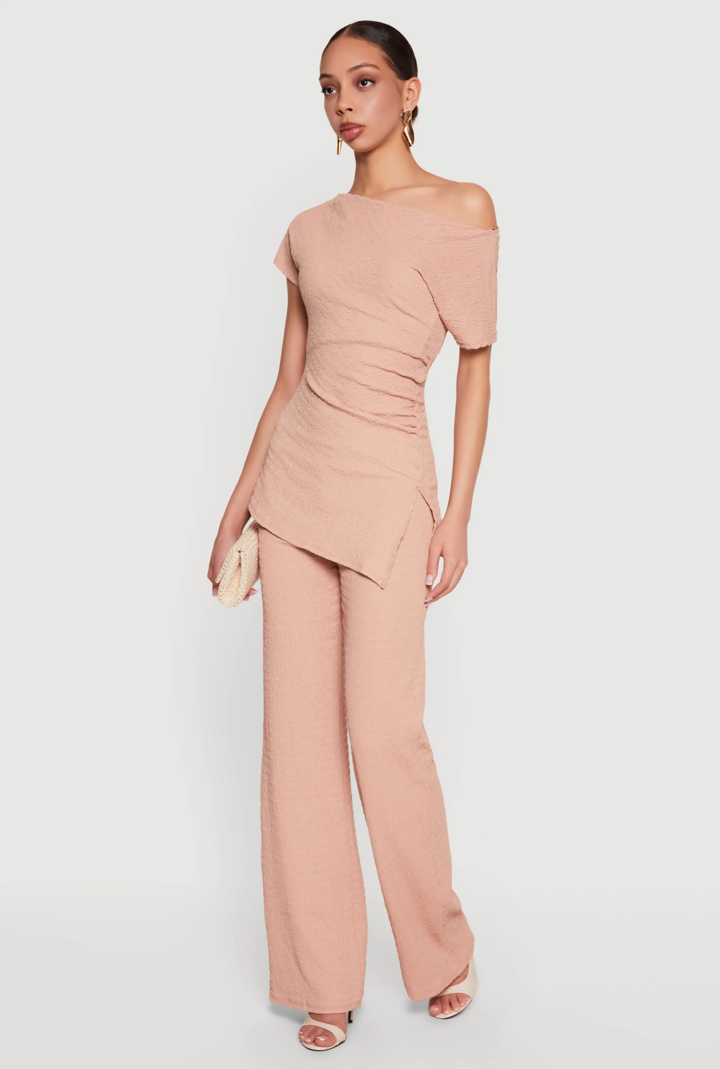 Textured Knit Pull On Pants sold by Rainbow product image thumbnail 2