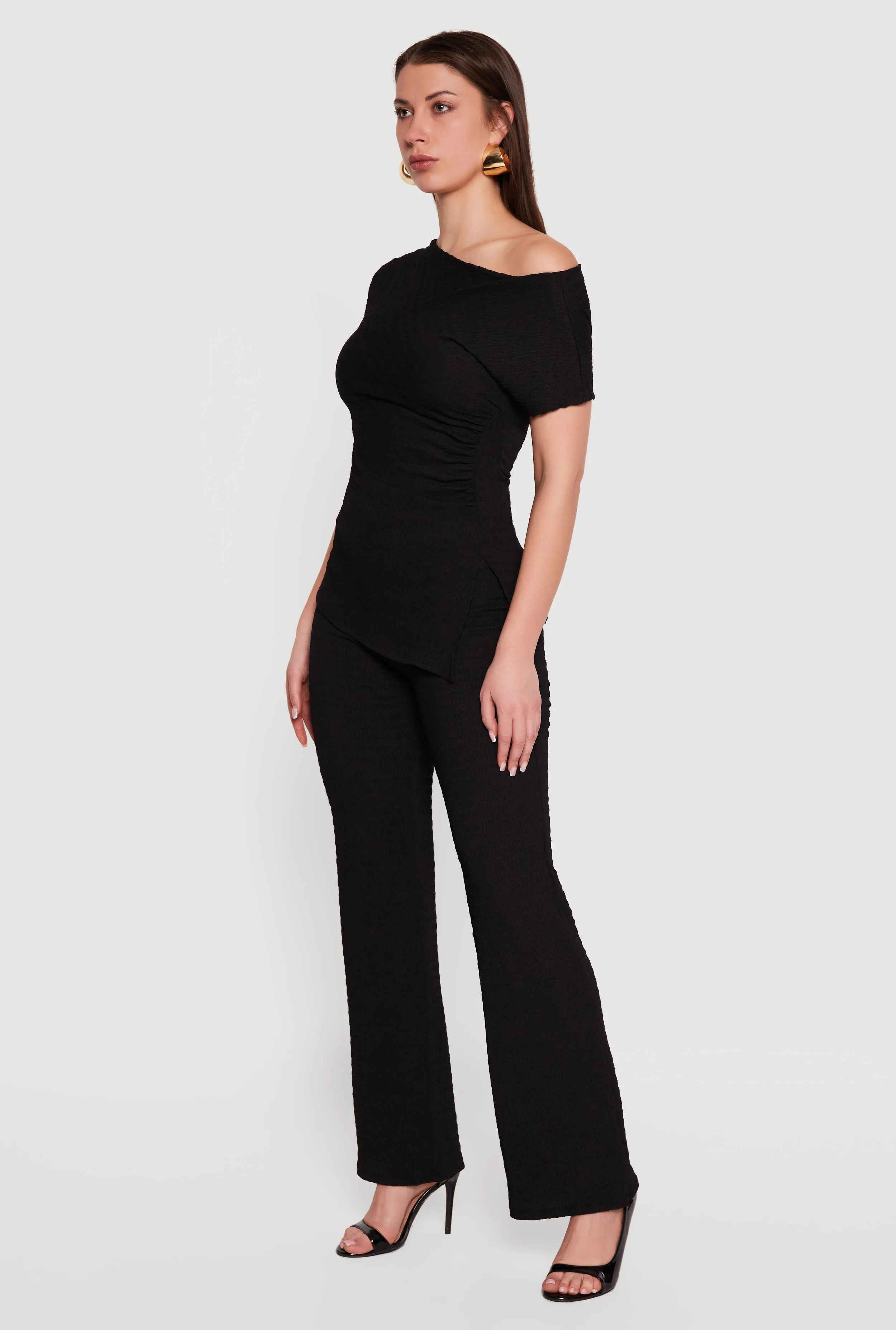 Textured Knit Pull On Pants sold by Rainbow product image thumbnail 2