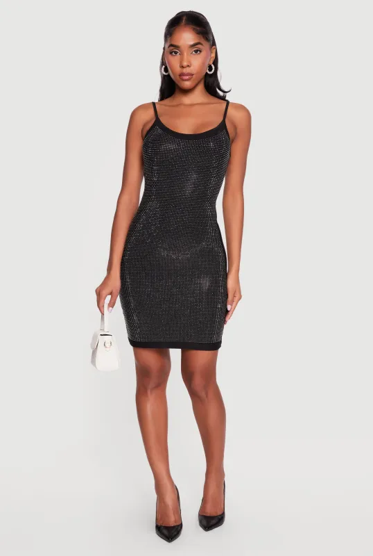 Rhinestone Cami Mini Dress made by Daisy