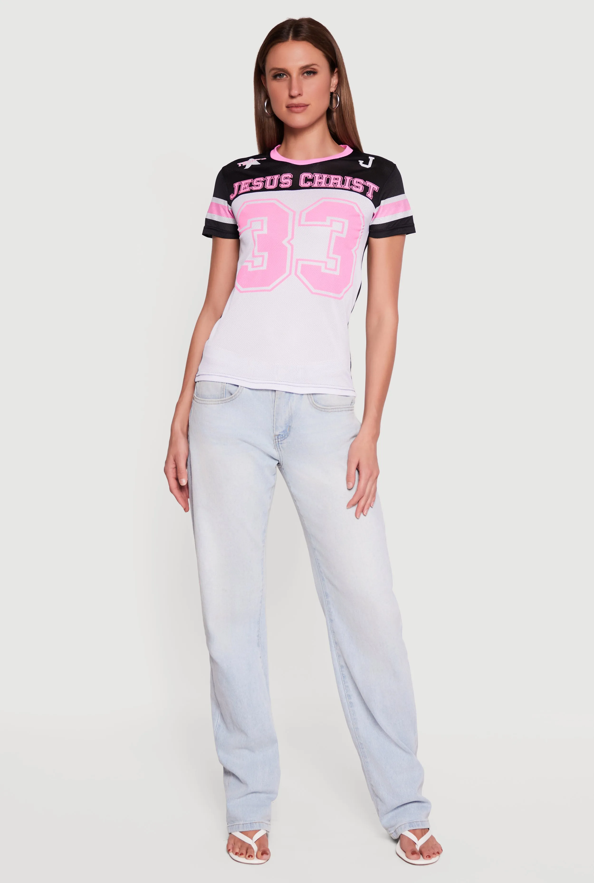Jesus Christ 33 Graphic Mesh Jersey sold by Rainbow