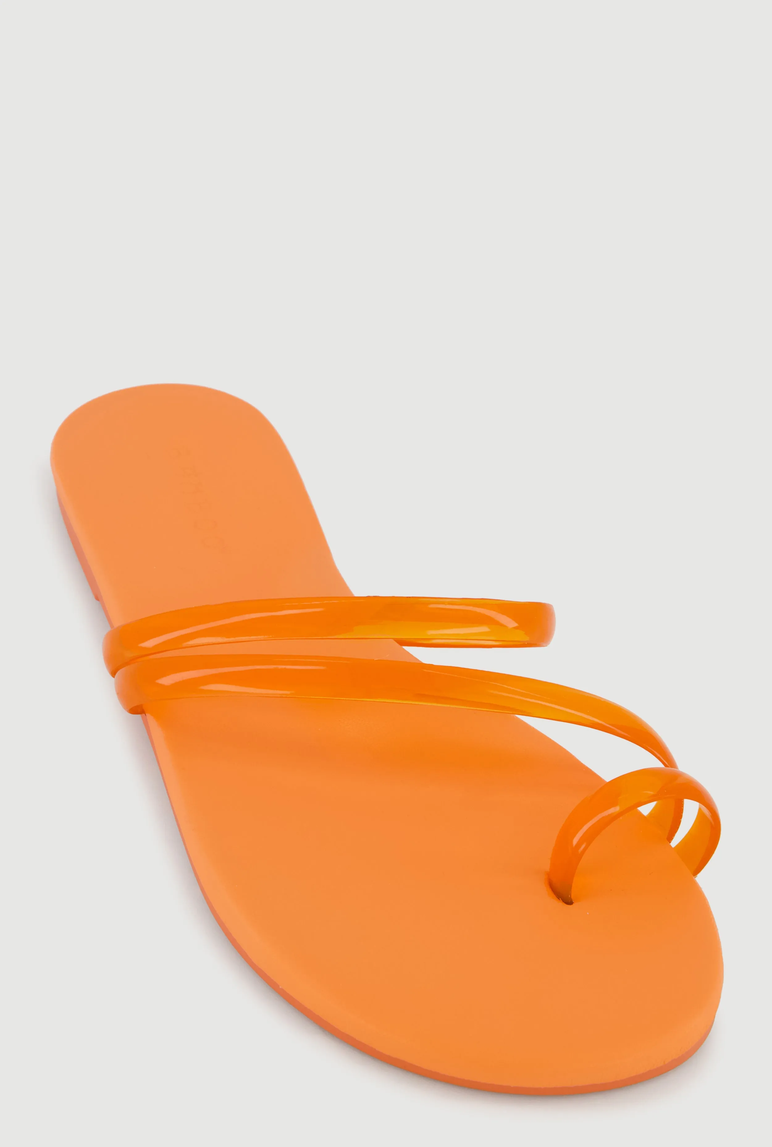 Jelly Asymmetrical Band Toe Loop Sandals sold by Rainbow product image thumbnail 2