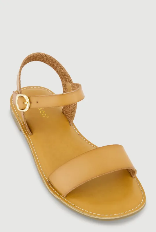 Open Toe Buckle Ankle Strap Sandals sold by Rainbow