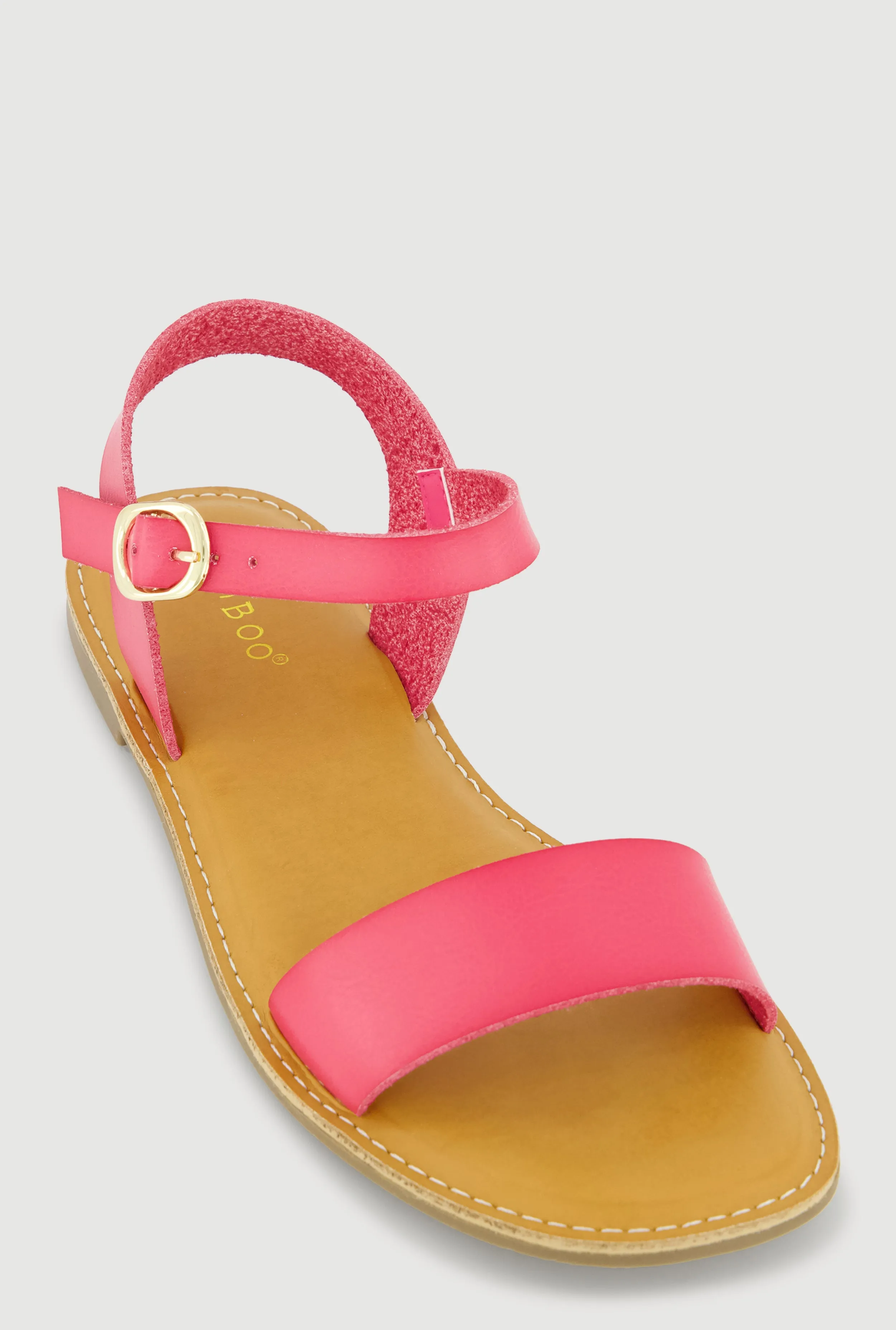 Open Toe Buckle Ankle Strap Sandals sold by Rainbow
