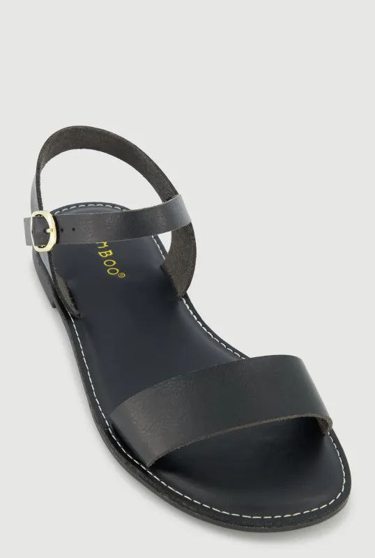 Open Toe Buckle Ankle Strap Sandals sold by Rainbow