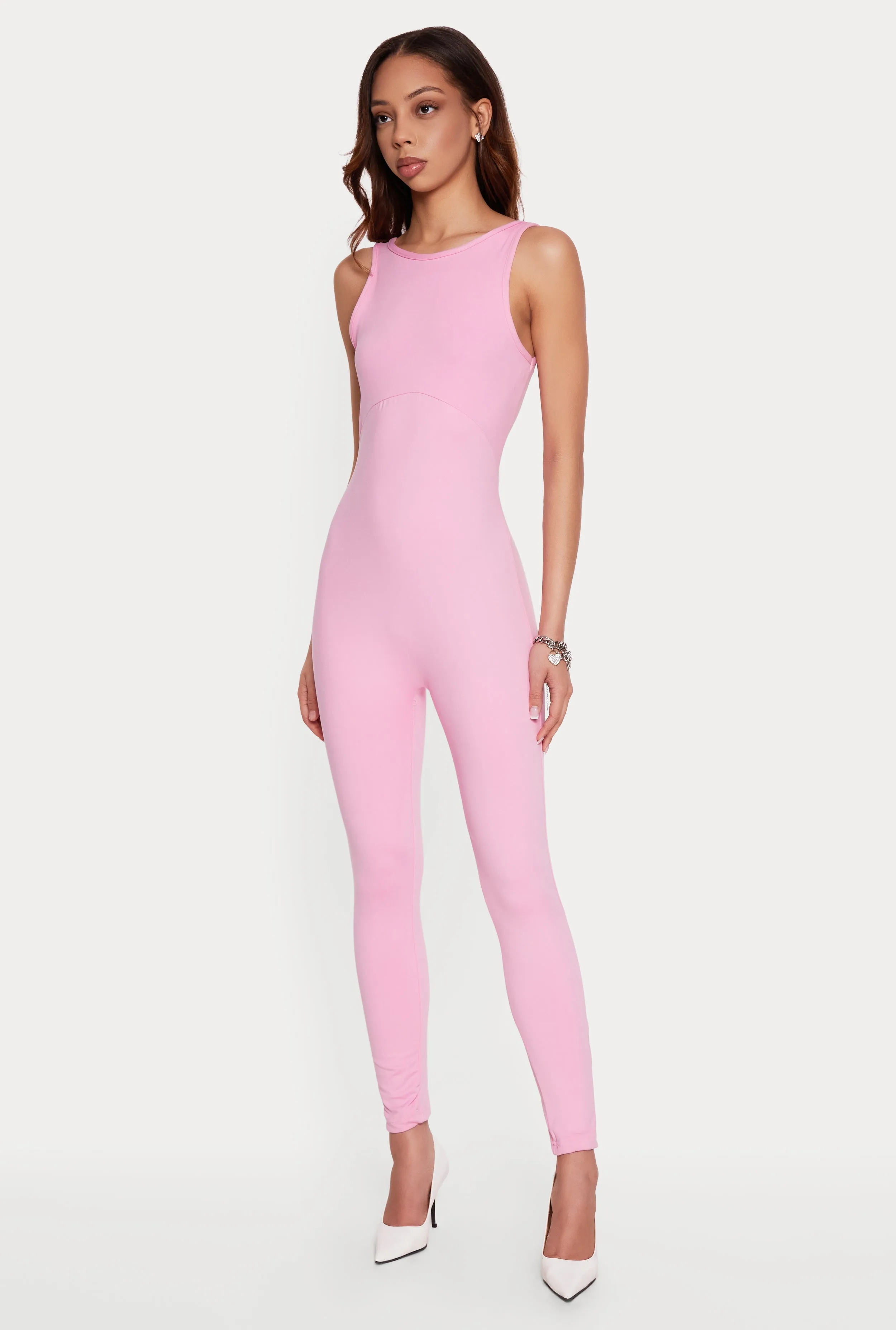 Sleeveless Open Back Catsuit sold by Rainbow product image thumbnail 2