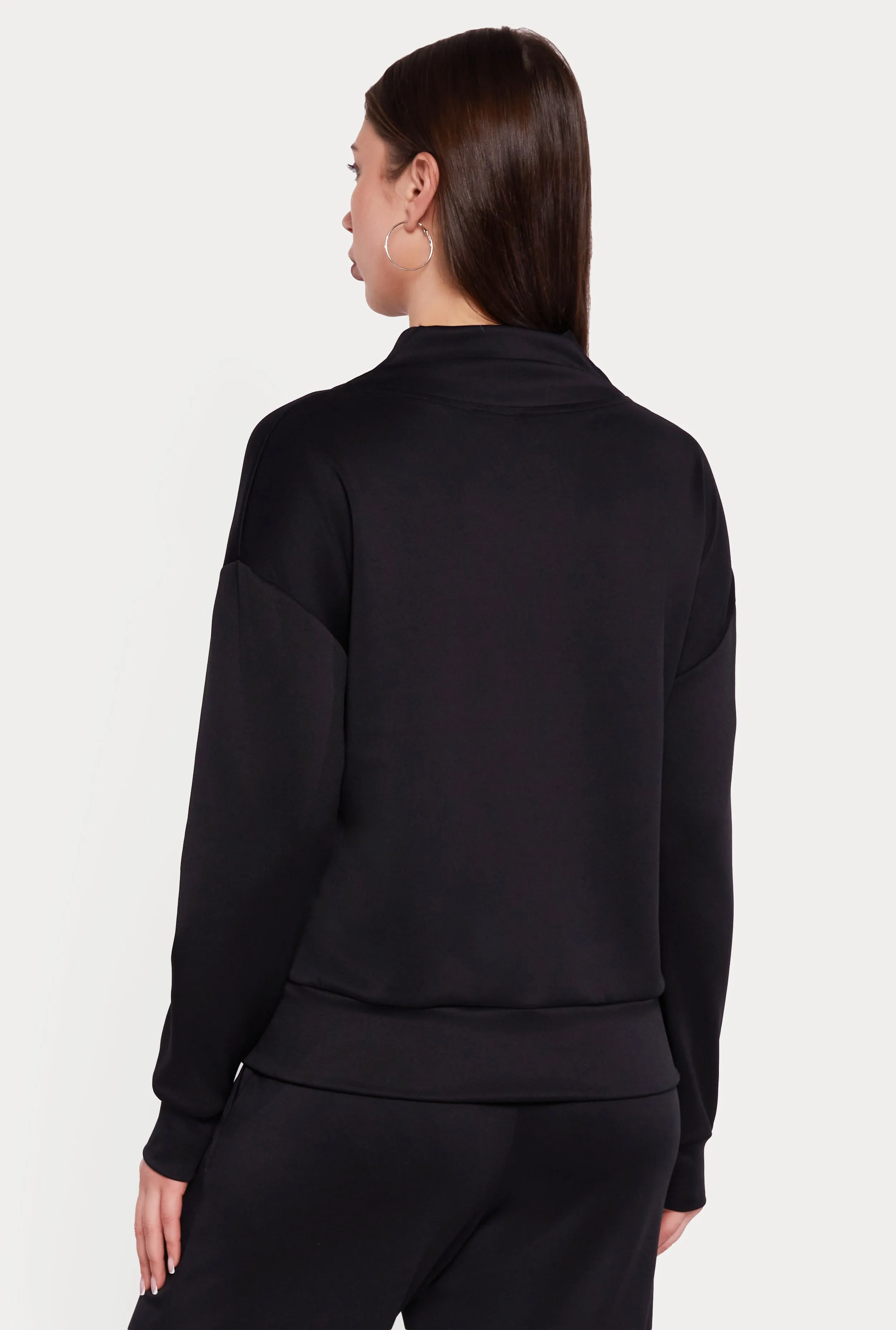 Quarter Zip Front Long Sleeve Pullover sold by Rainbow product image thumbnail 5