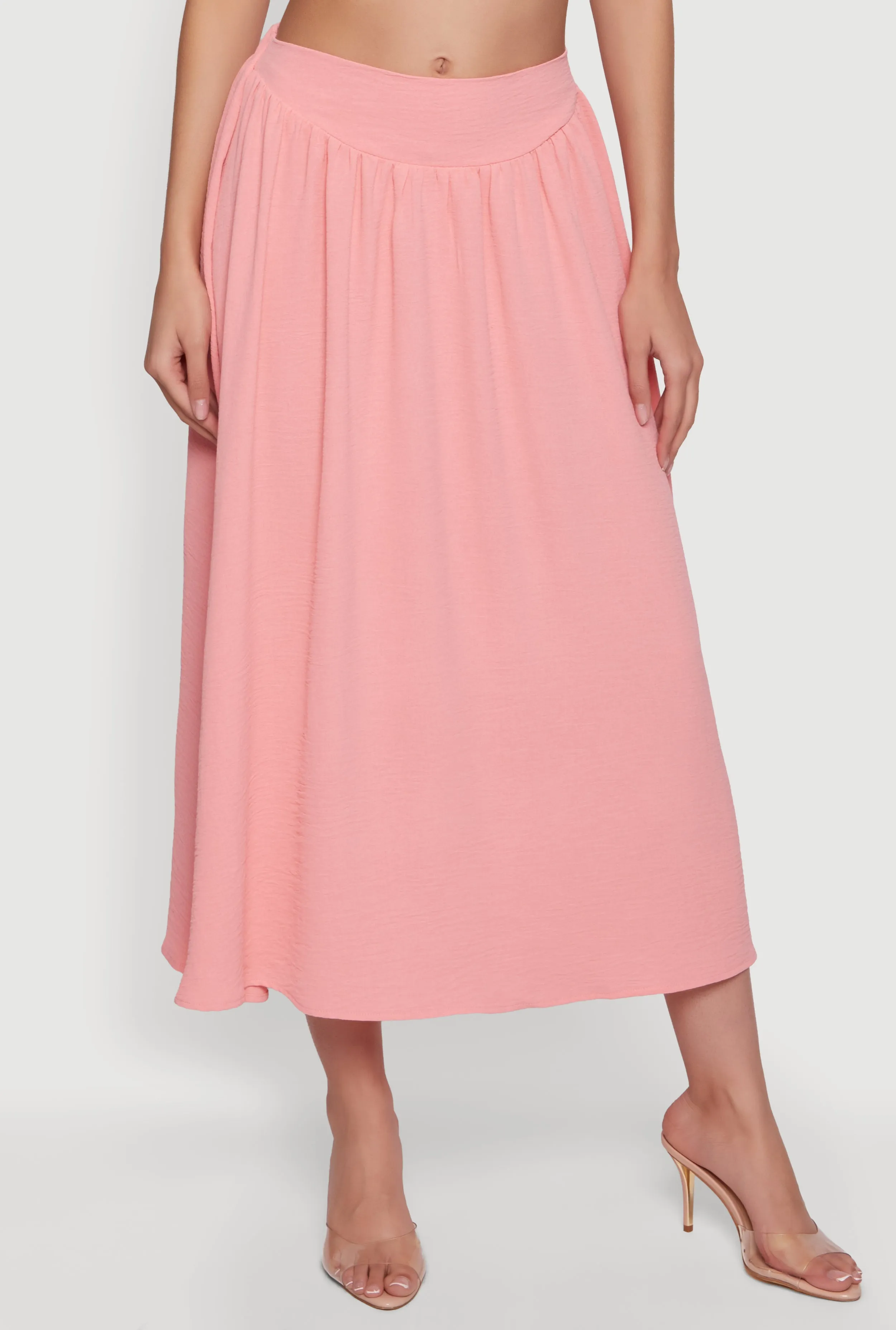 Crepe Knit High Waisted Midi Skirt sold by Rainbow product image thumbnail 3