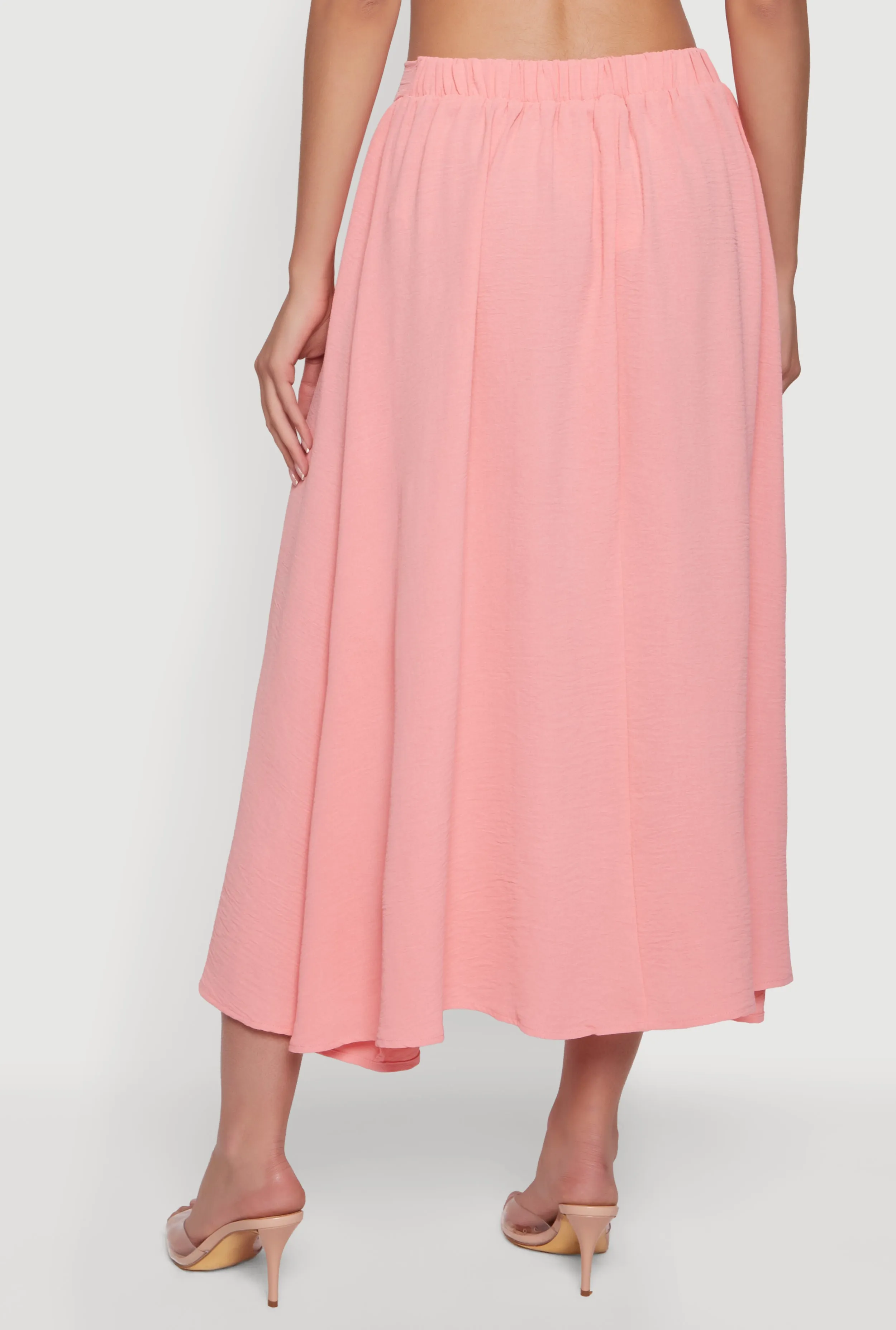 Crepe Knit High Waisted Midi Skirt sold by Rainbow product image thumbnail 5