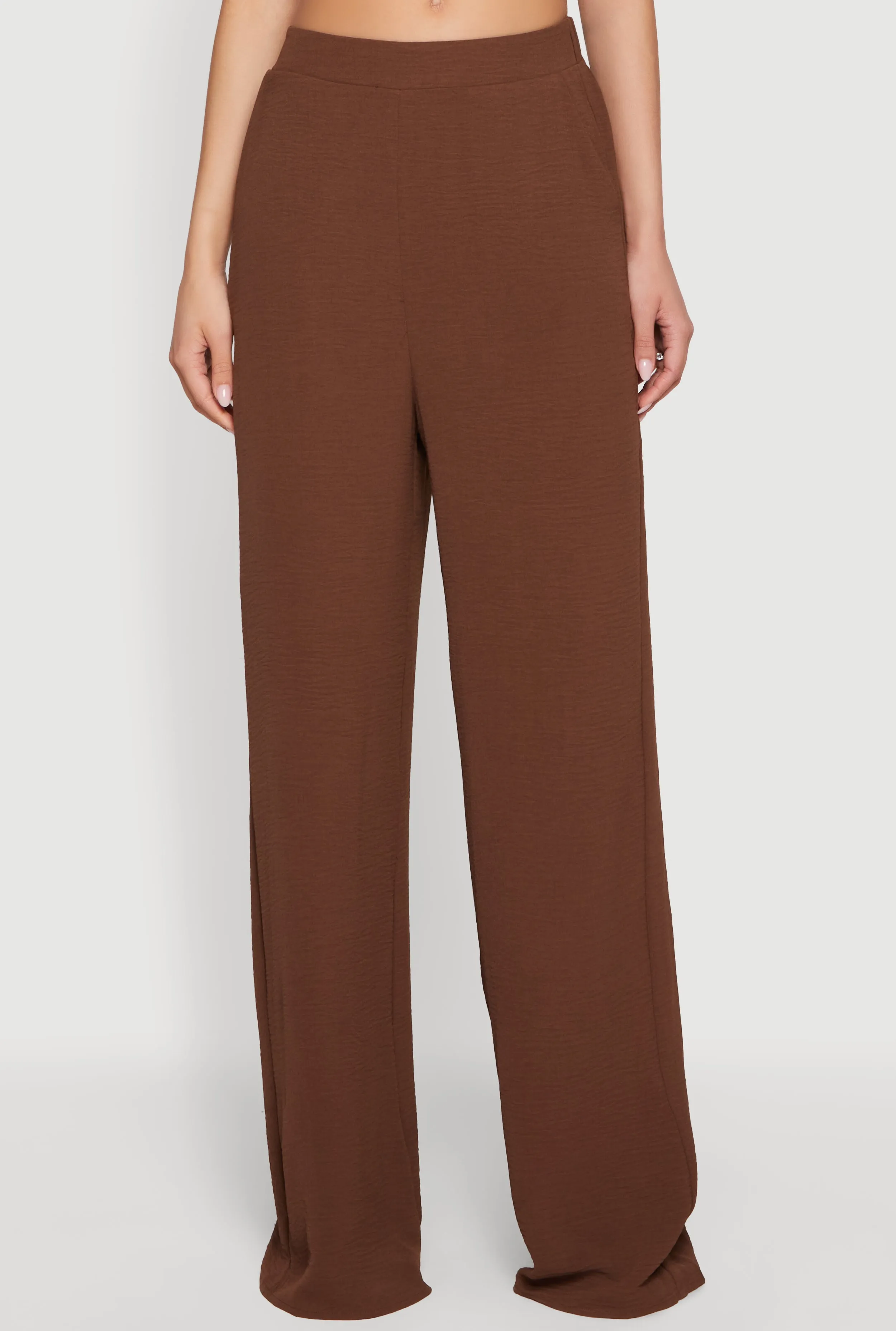 Crepe Knit Wide Leg Casual Pants sold by Rainbow product image thumbnail 3