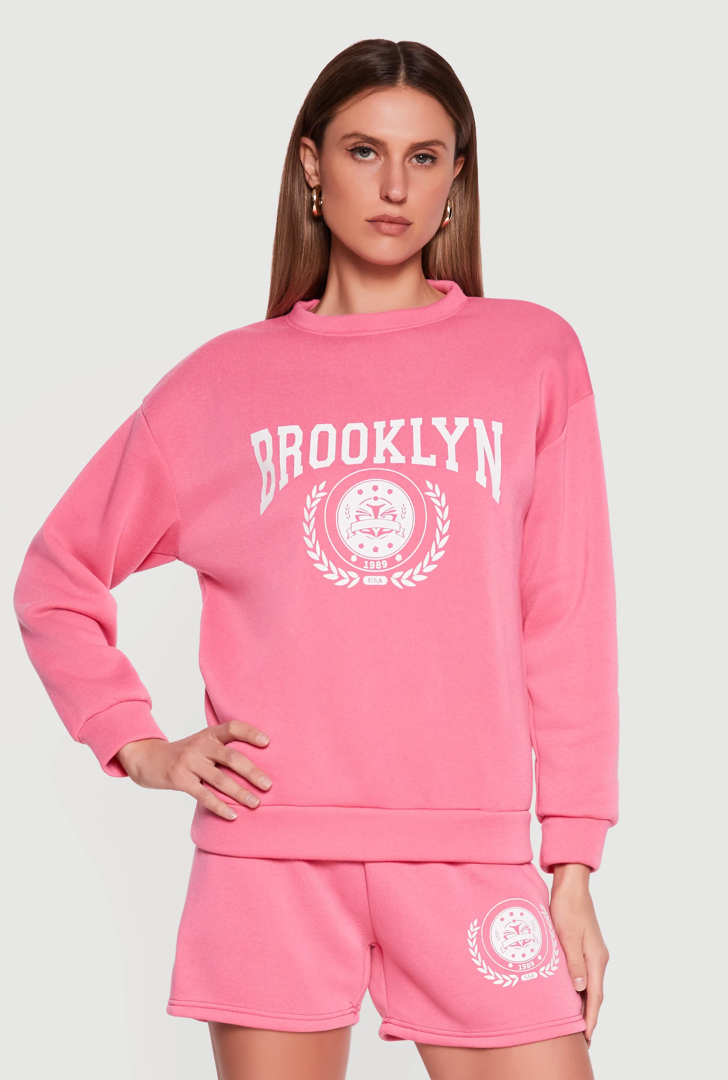 Brooklyn 1989 USA Graphic Crew Neck Sweatshirt sold by Rainbow product image thumbnail 5