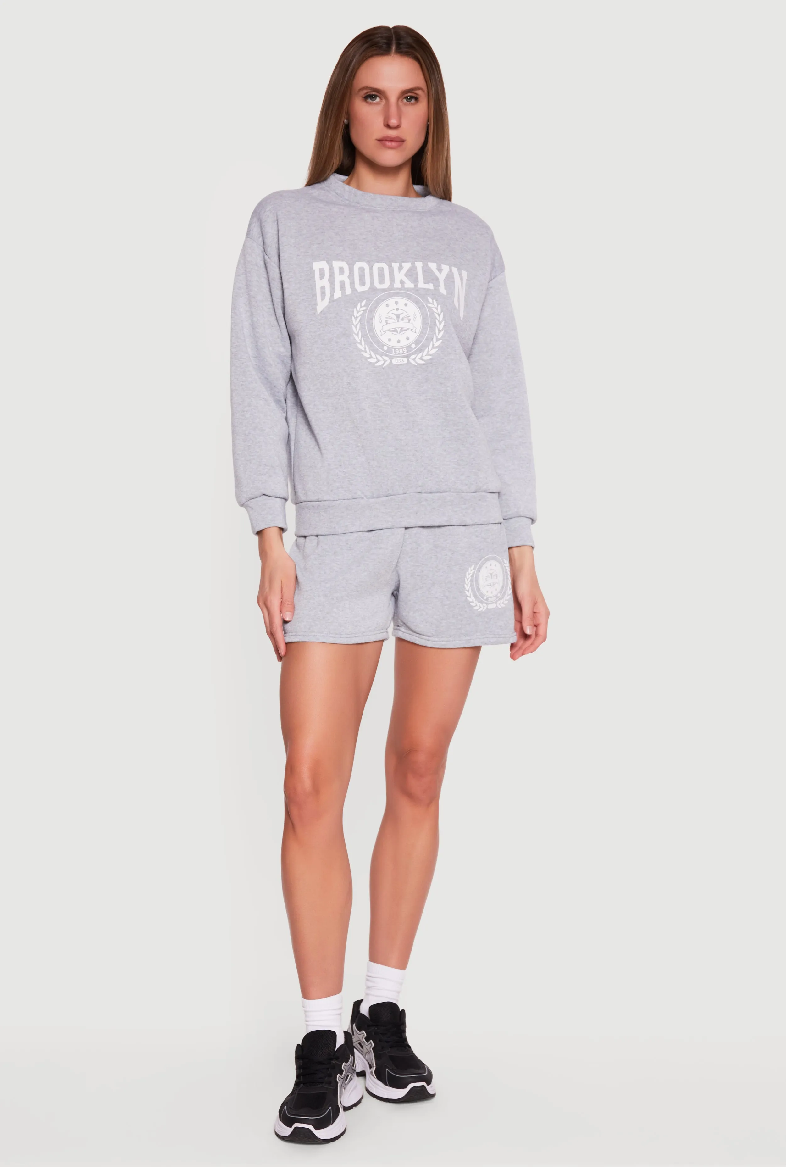 1989 USA Graphic Fleece Lined Sweatshorts sold by Rainbow