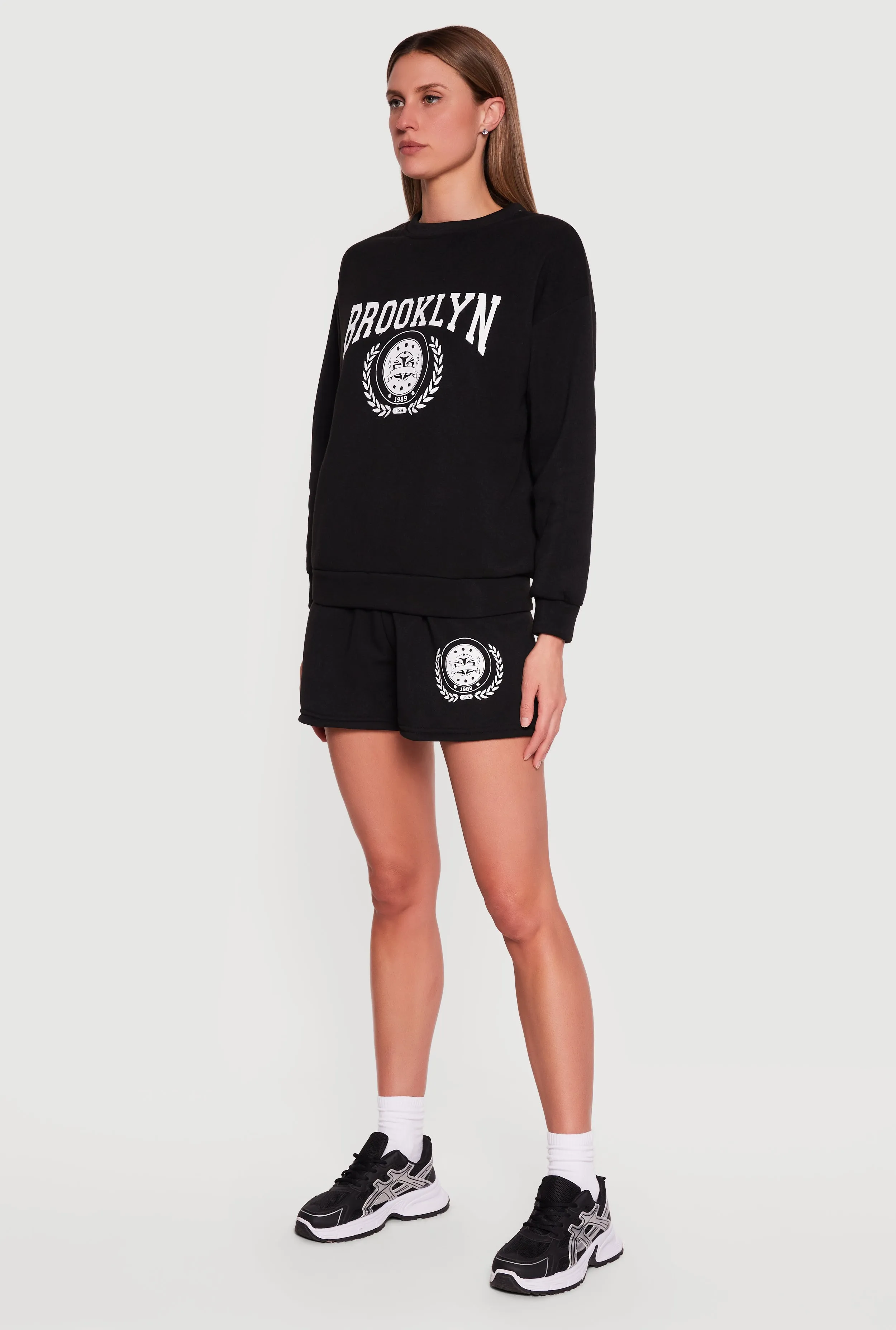 Brooklyn 1989 USA Graphic Crew Neck Sweatshirt sold by Rainbow product image thumbnail 3