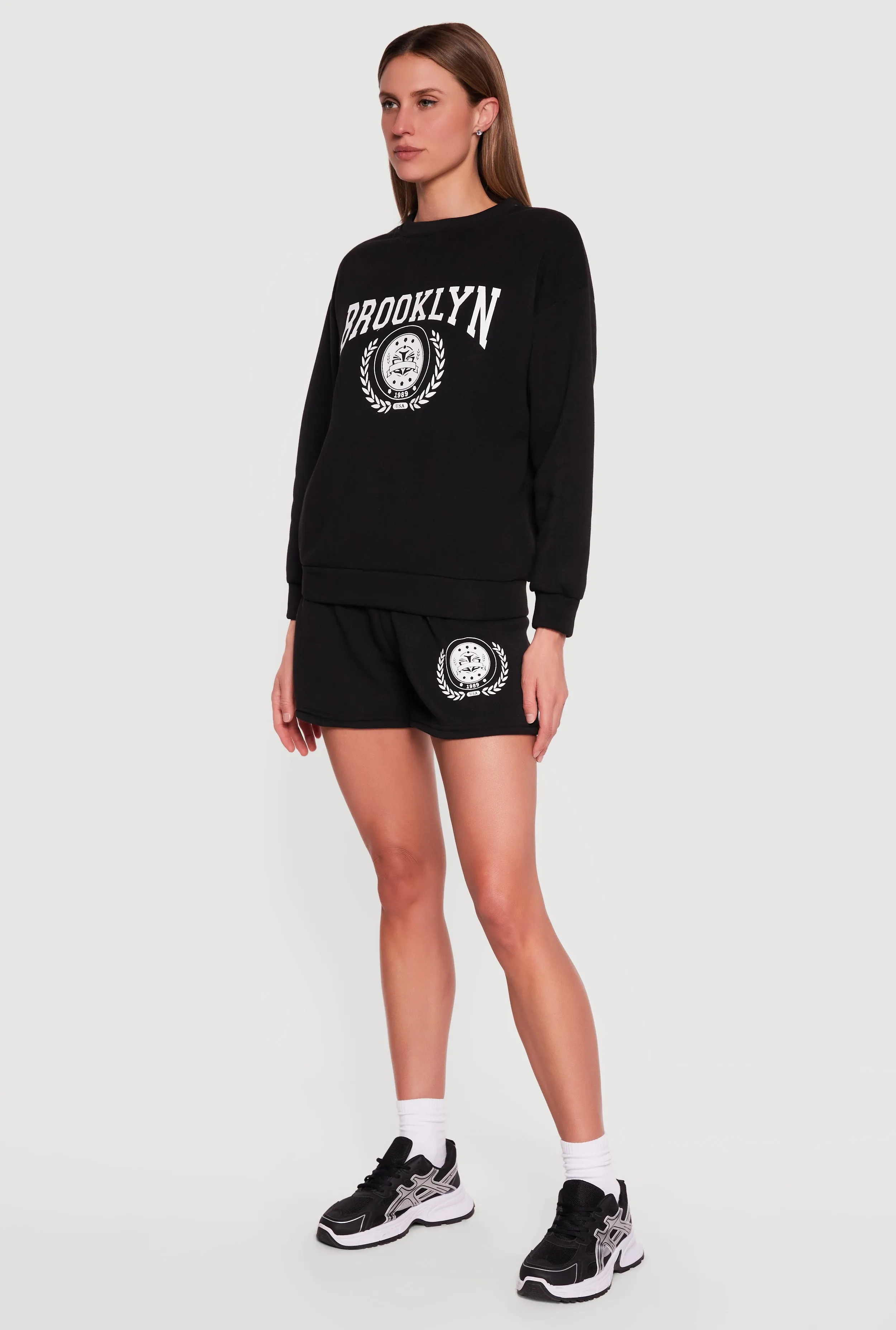 1989 USA Graphic Fleece Lined Sweatshorts sold by Rainbow product image thumbnail 2
