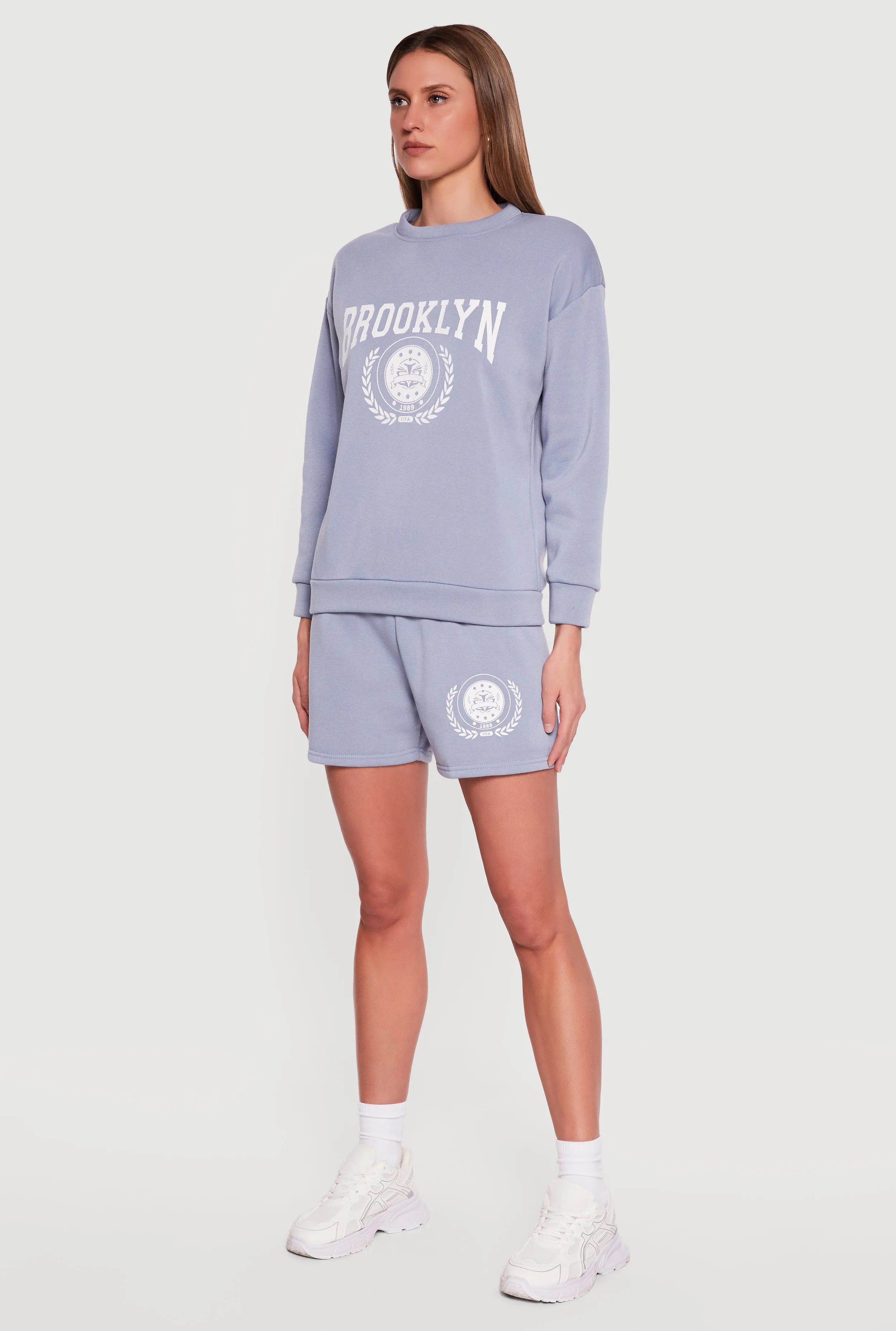 Brooklyn 1989 USA Graphic Crew Neck Sweatshirt sold by Rainbow product image thumbnail 3