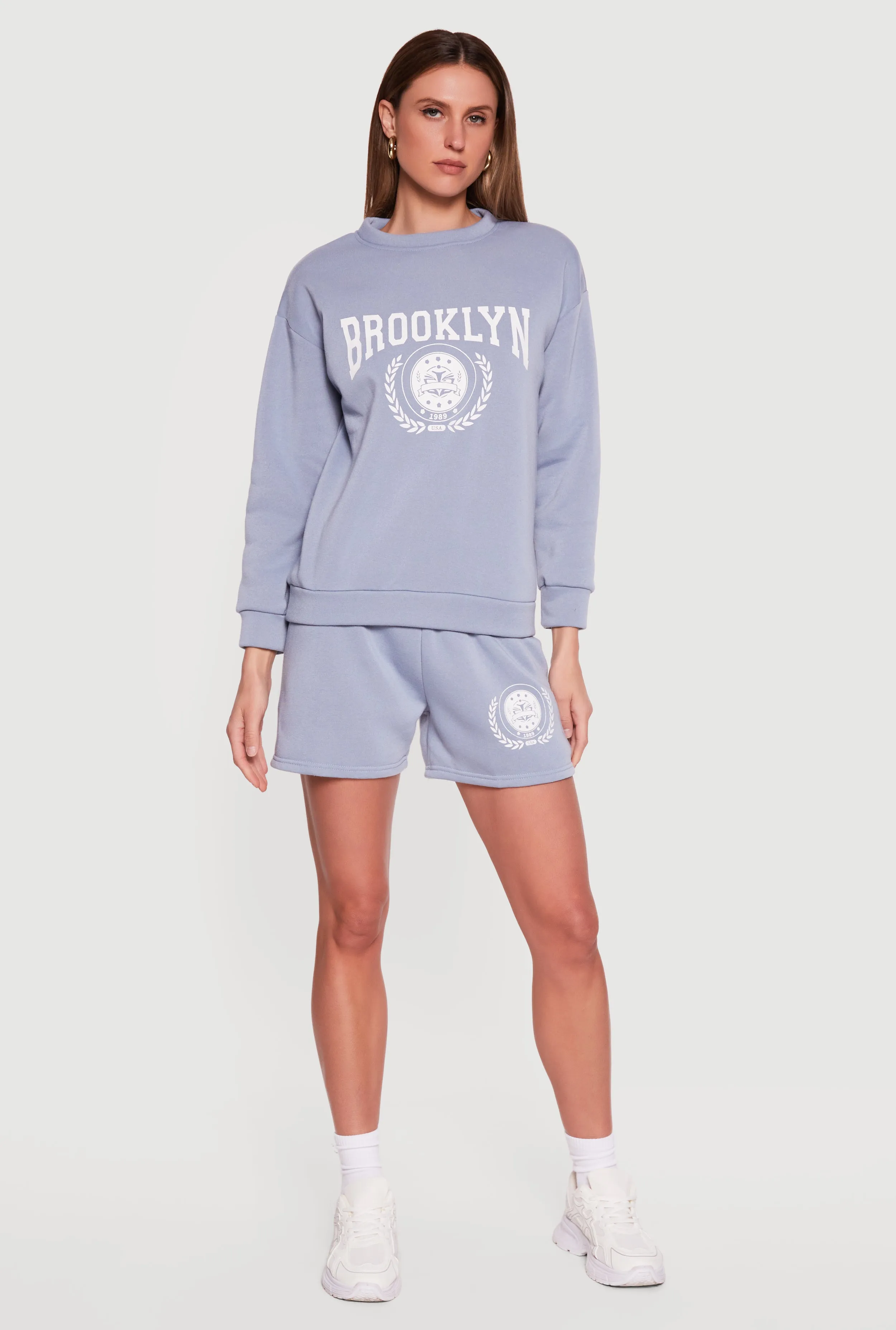 Brooklyn 1989 USA Graphic Crew Neck Sweatshirt sold by Rainbow product image thumbnail 2