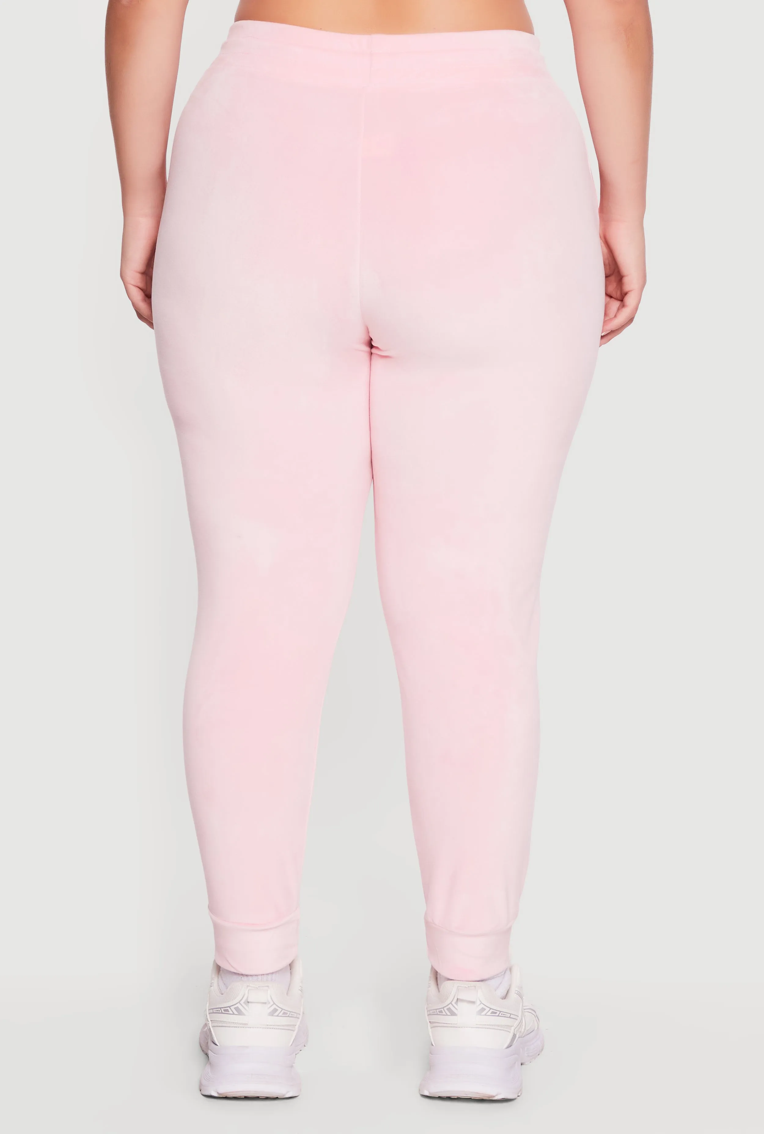 Plus Size Velour High Waisted Joggers sold by Rainbow product image thumbnail 5