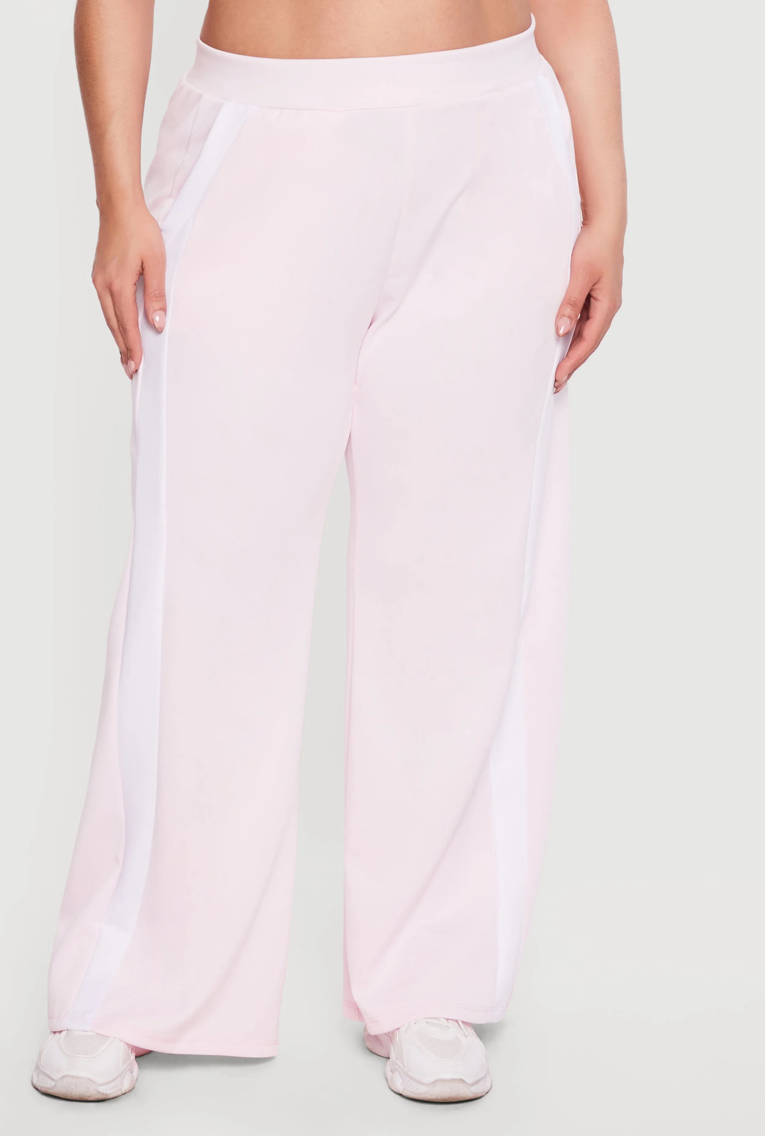 Plus Size Side Stripe Wide Leg Active Pants sold by Rainbow product image thumbnail 3