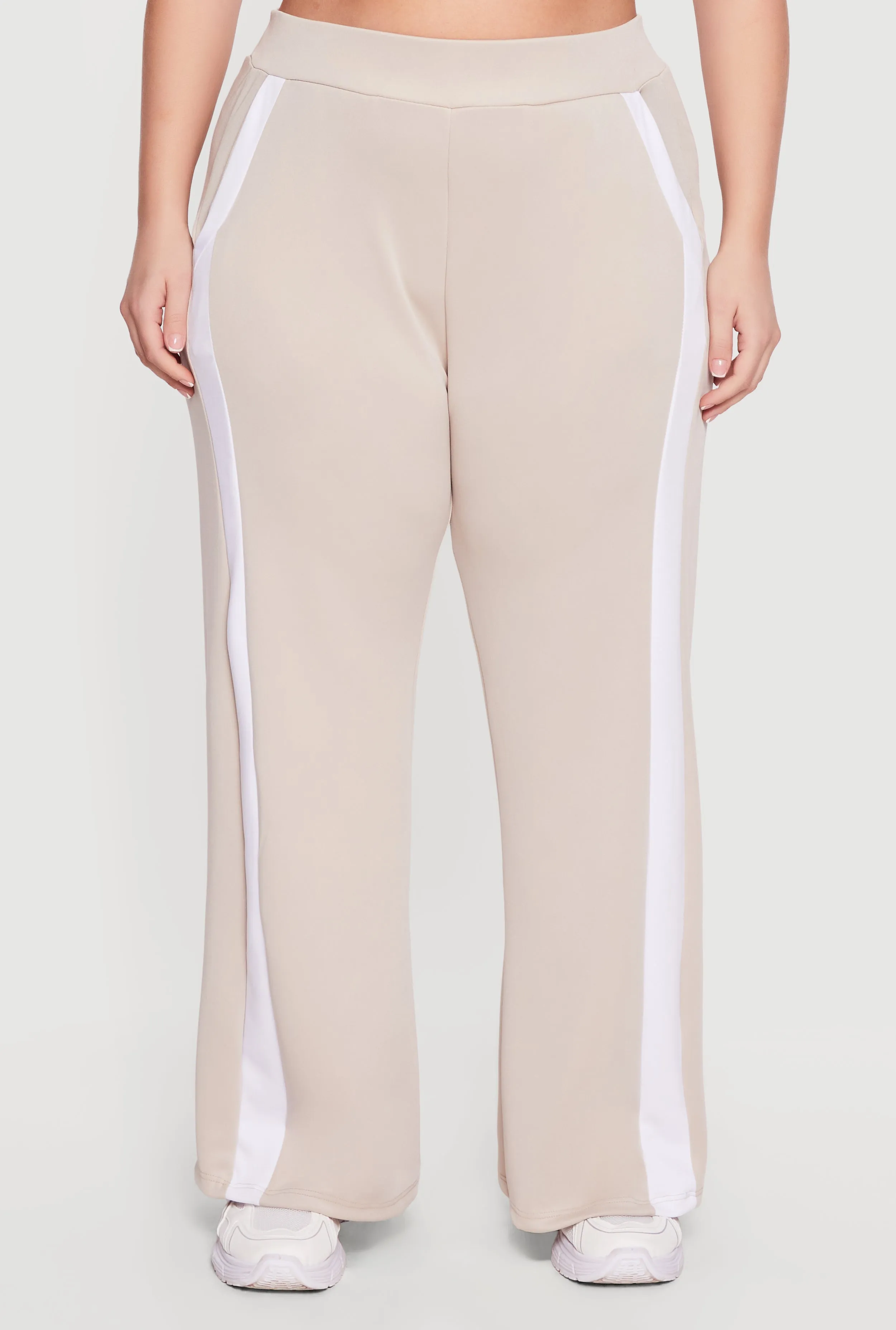 Plus Size Side Stripe Wide Leg Active Pants sold by Rainbow product image thumbnail 3