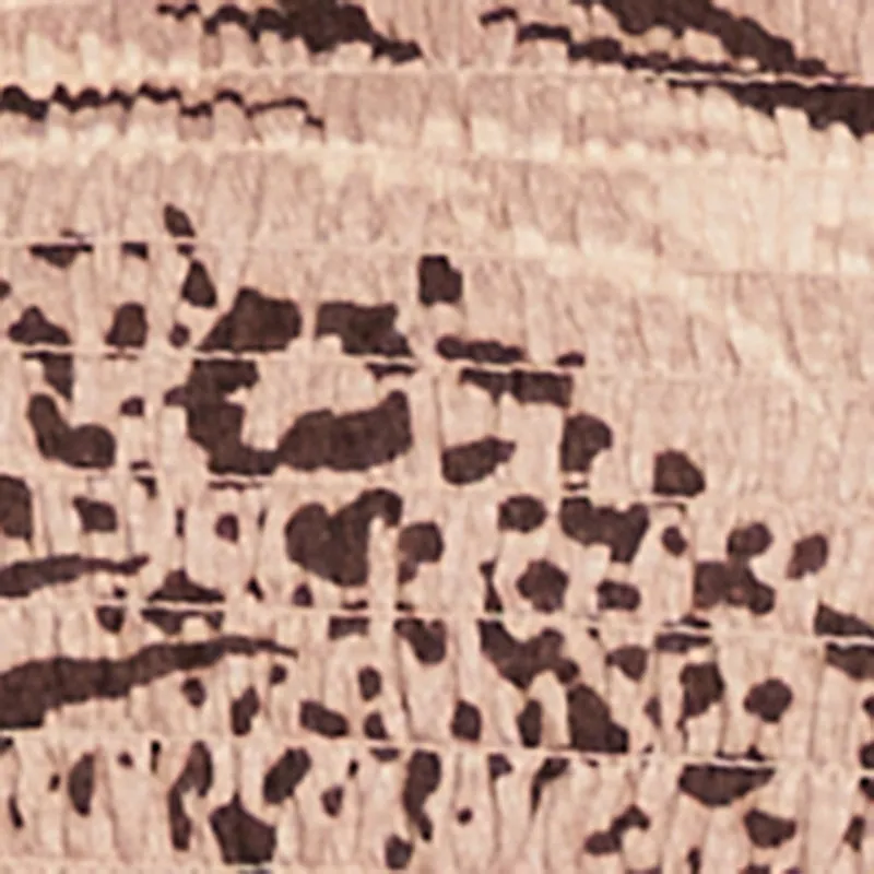 Plus Size Printed Pattern Smocked Peplum Blouse sold by Rainbow product image thumbnail 4