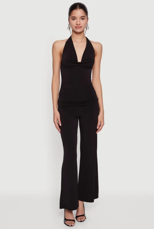 High Waisted Pull On Wide Leg Pants sold by Rainbow